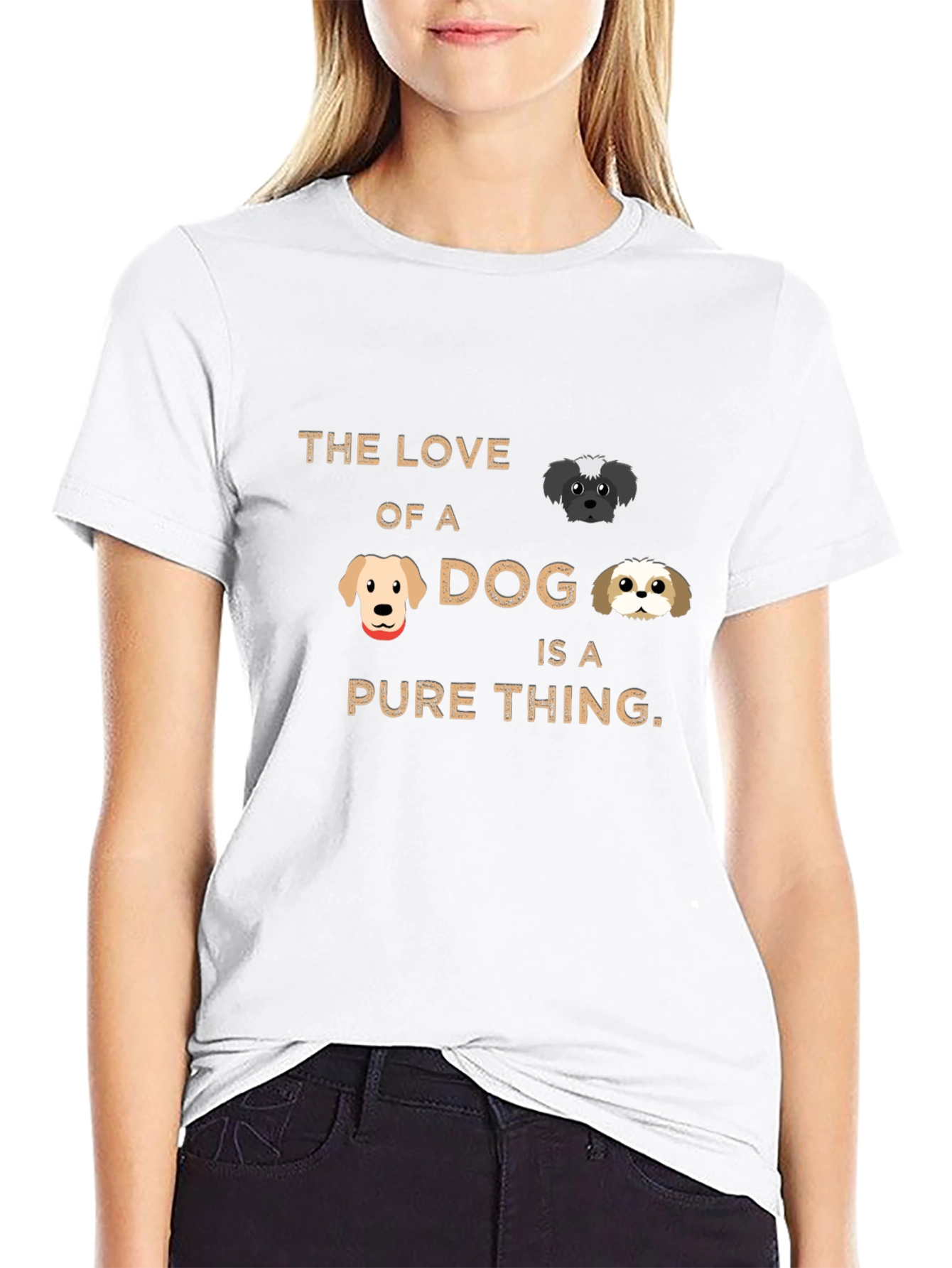 Dog Lovers T-Shirt: Pure Love Design