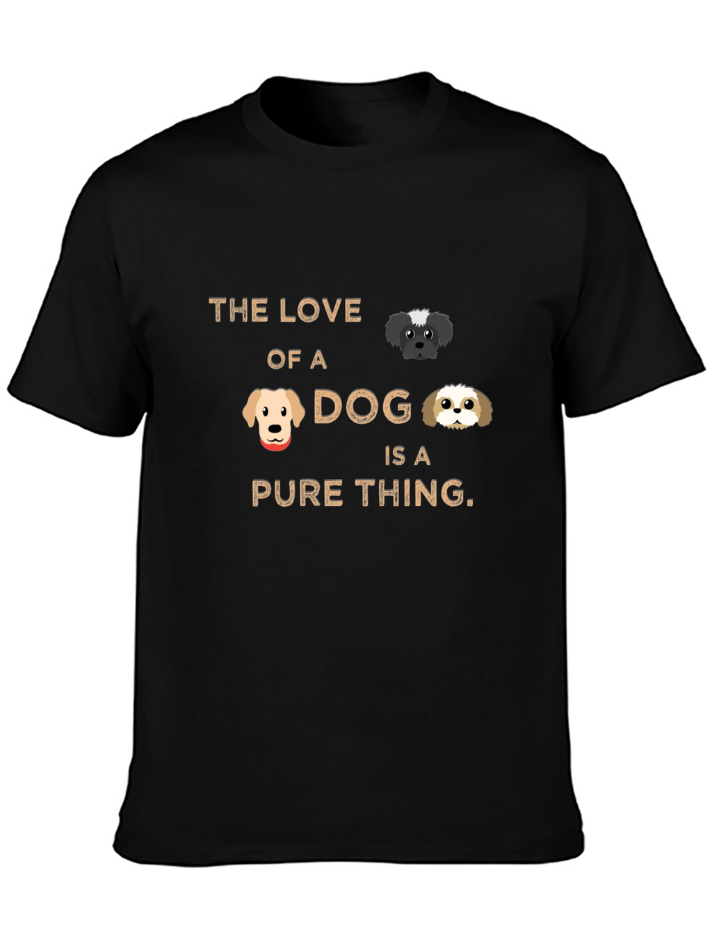 Dog Lovers T-Shirt: Pure Love Design