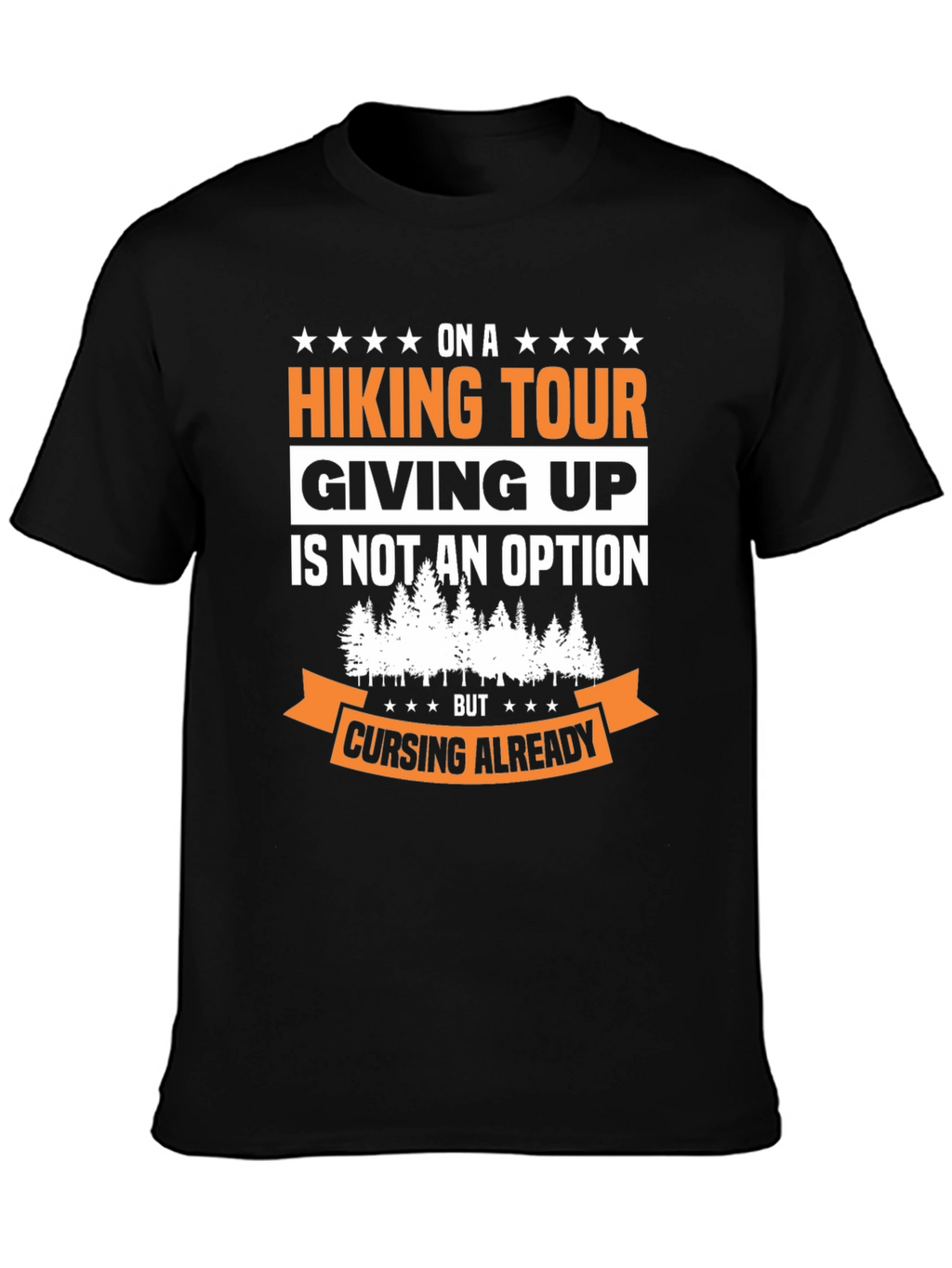 Funny Hiking Tour Graphic T-Shirt
