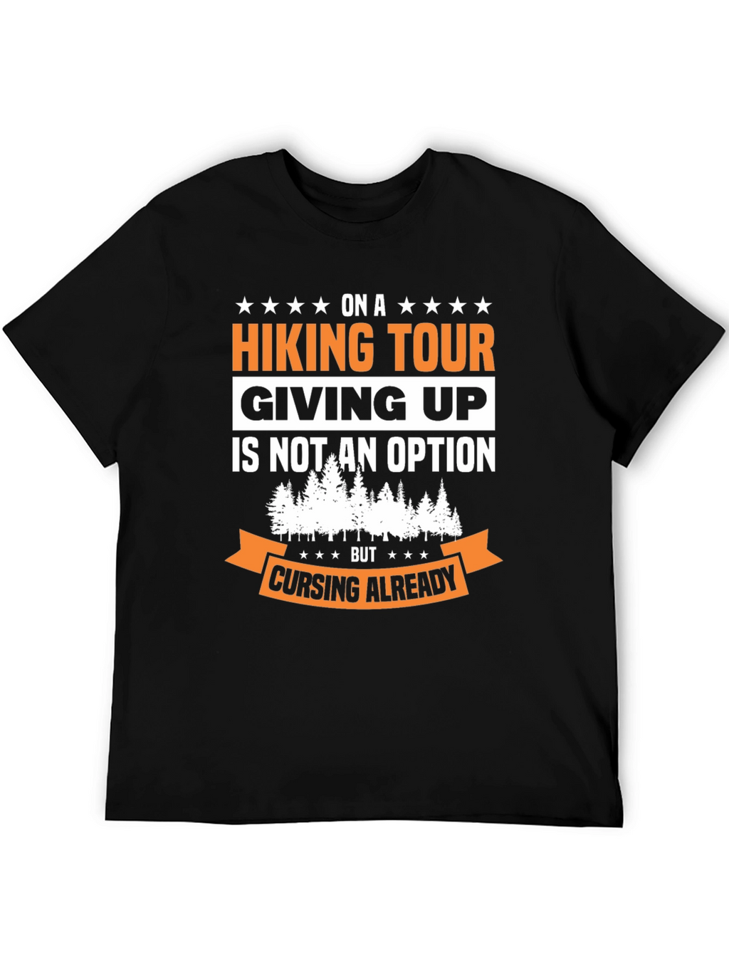Funny Hiking Tour Graphic T-Shirt