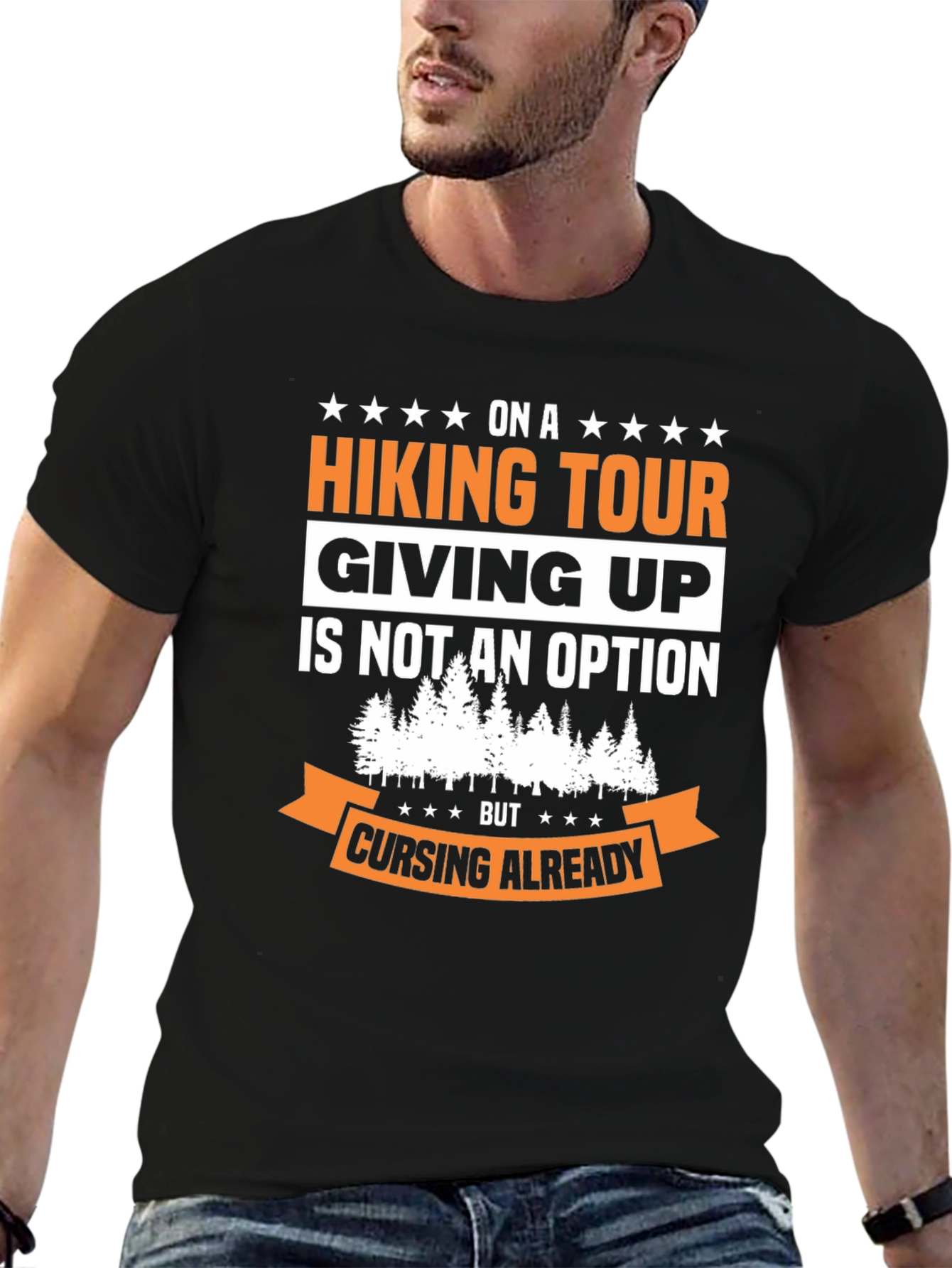 Funny Hiking Tour Graphic T-Shirt
