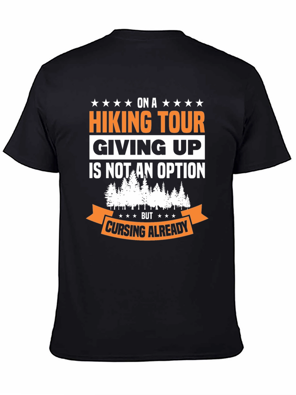 Funny Hiking Tour Graphic T-Shirt