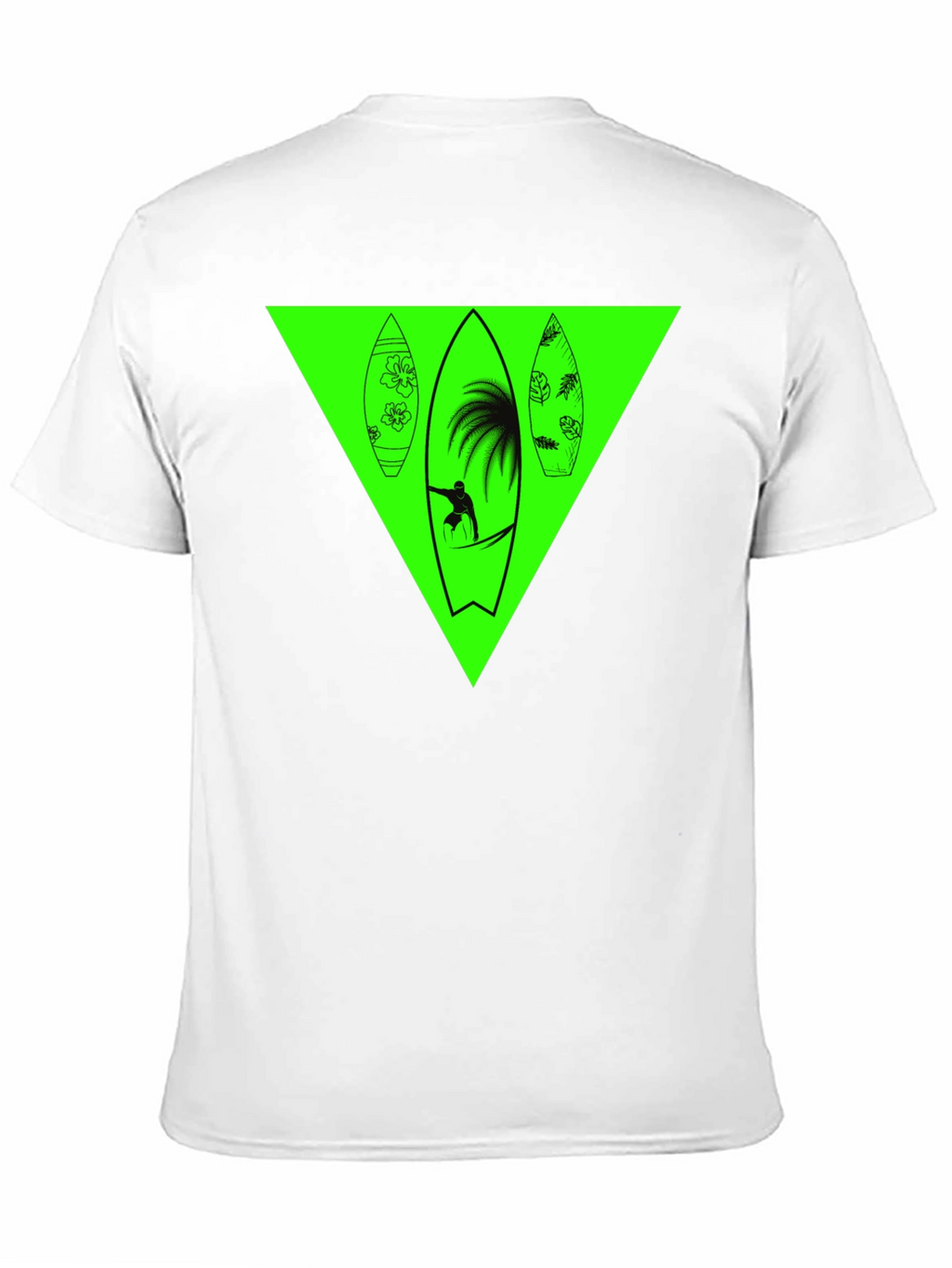 Surfboard Graphic Tee - Black