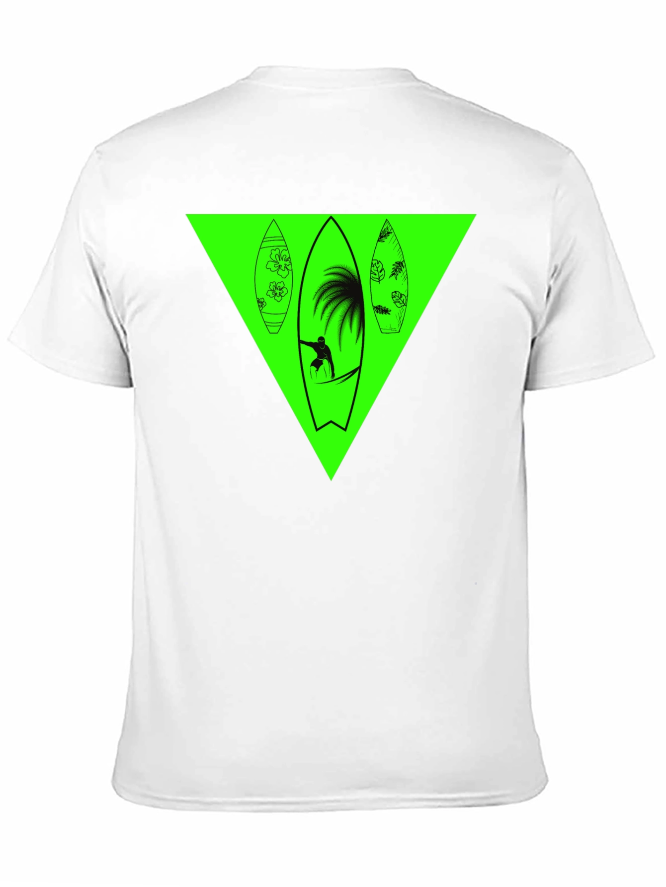 Surfboard Graphic Tee - Black