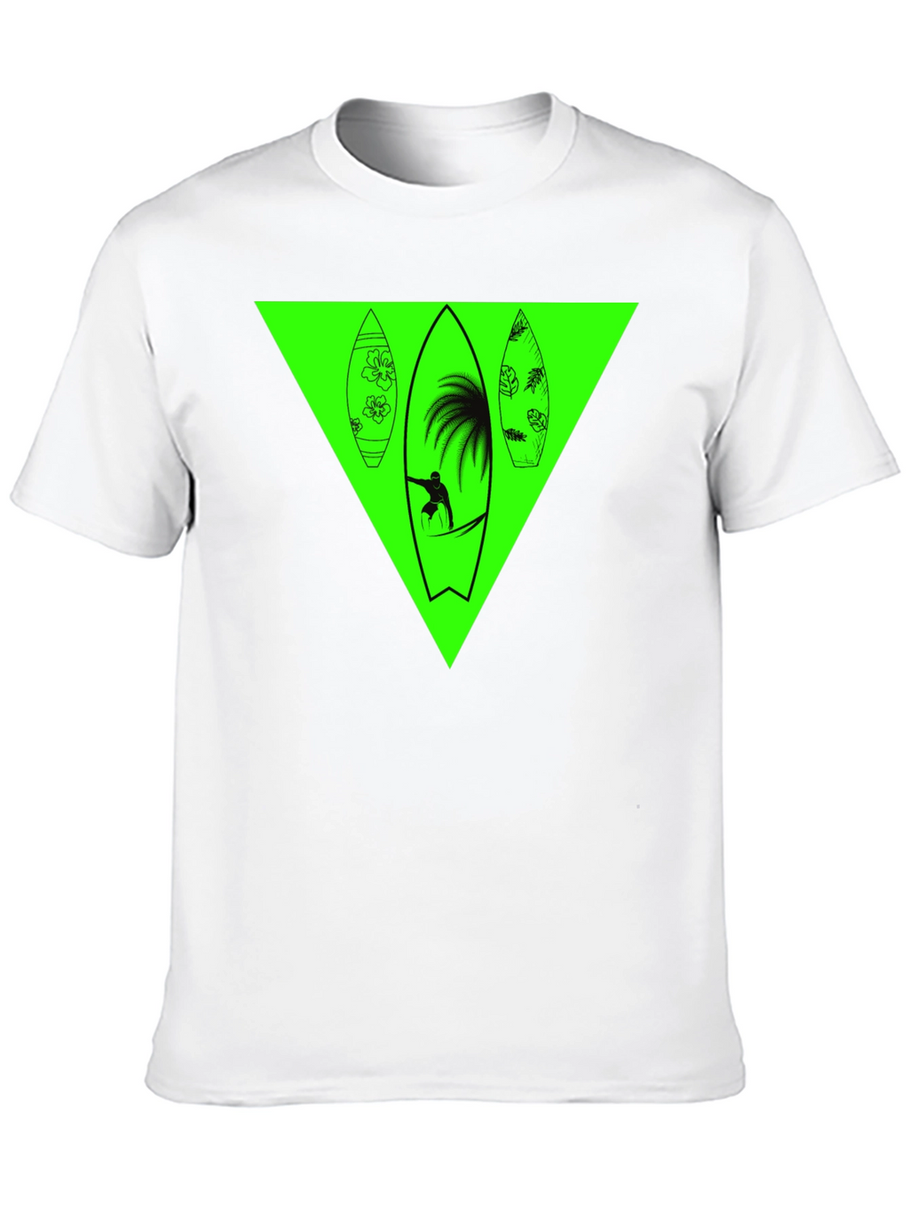 Surfboard Graphic Tee - Black