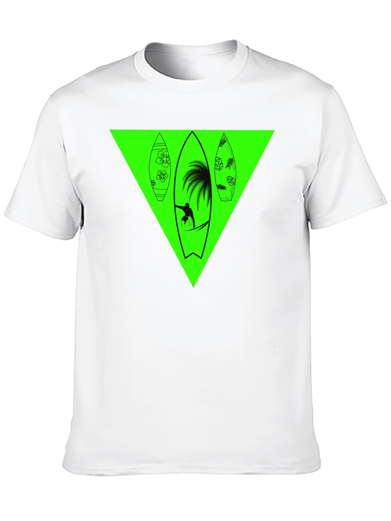 Surfboard Graphic Tee - Black
