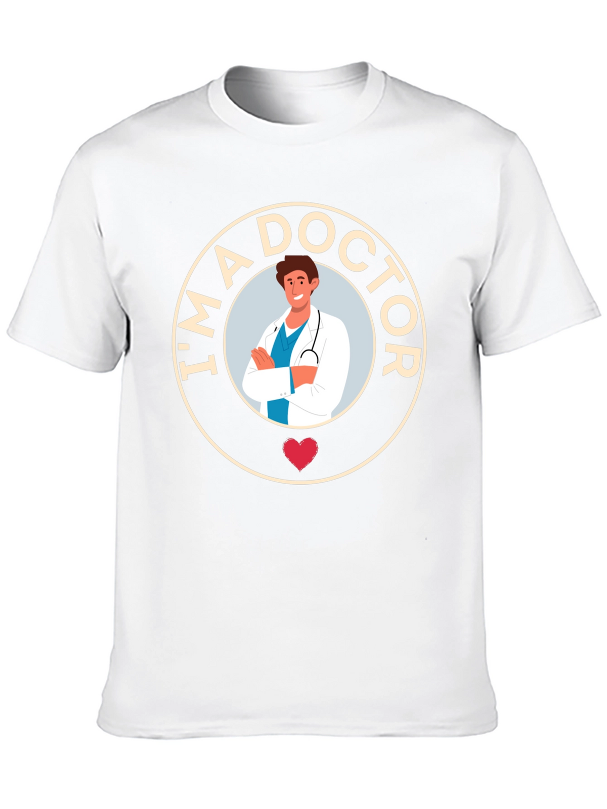 Im a Doctor Graphic Tee - Black Cotton T-Shirt