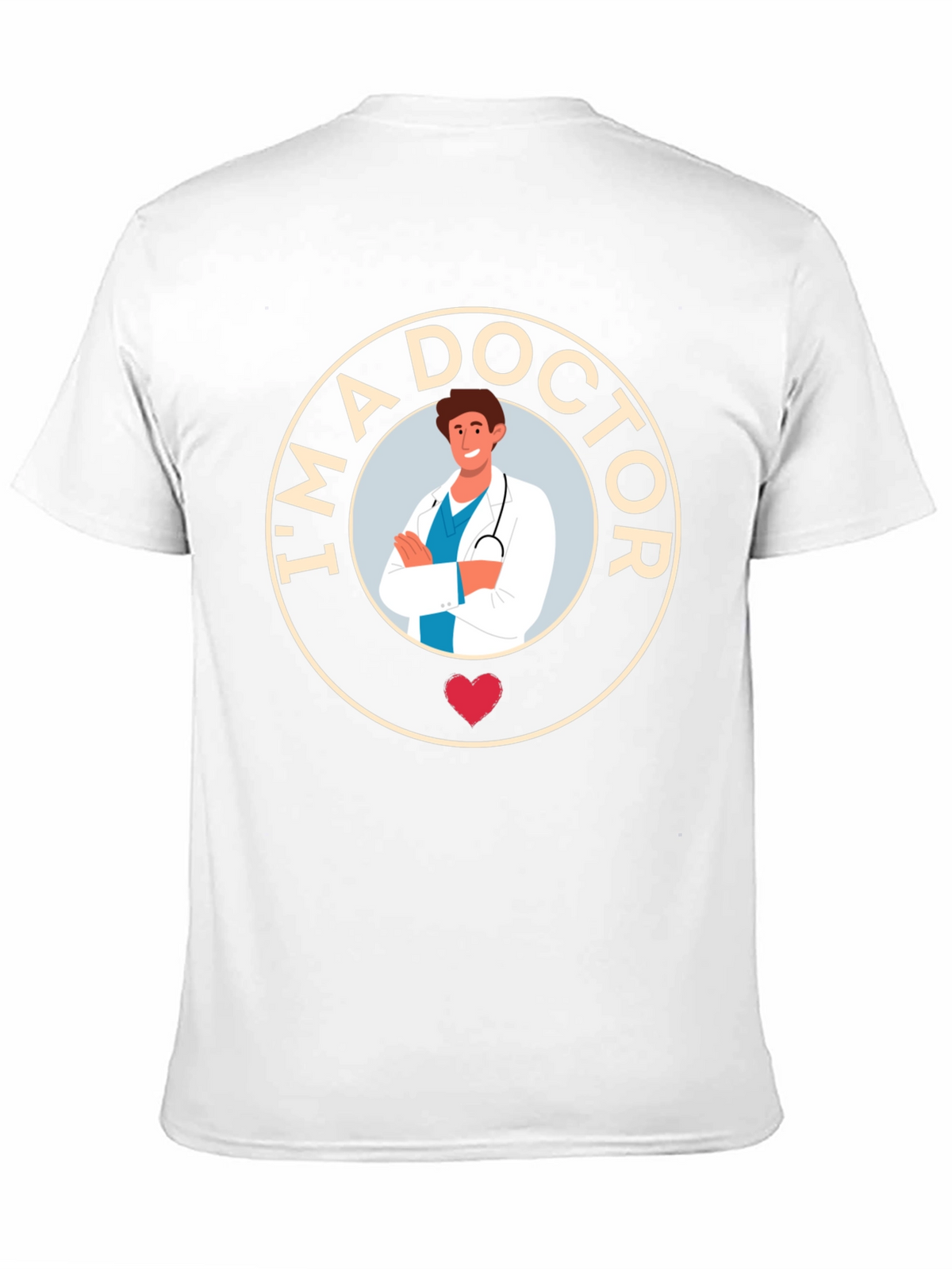 Im a Doctor Graphic Tee - Black Cotton T-Shirt