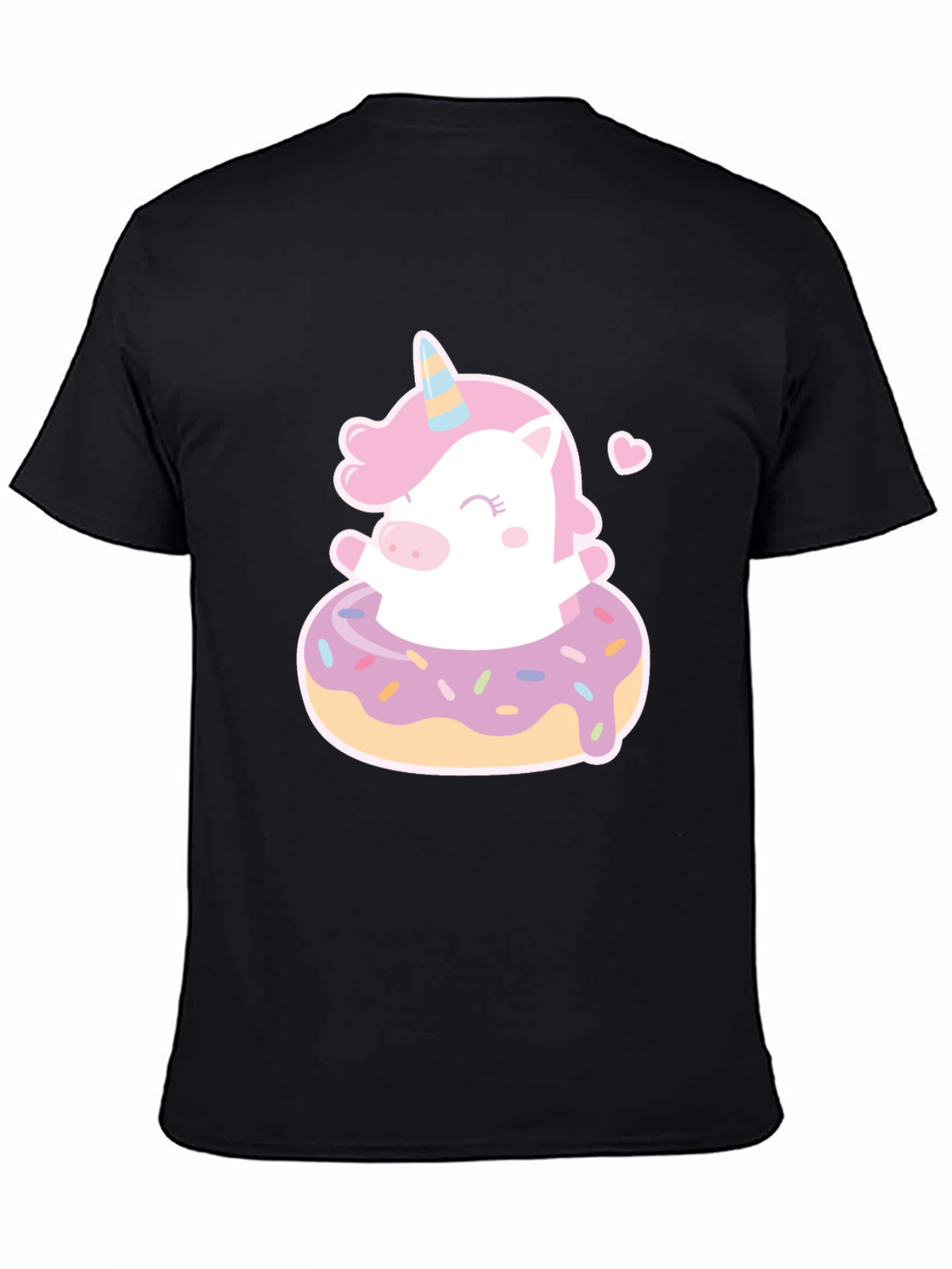 Unicorn Donut T-Shirt - Cute Graphic Tee
