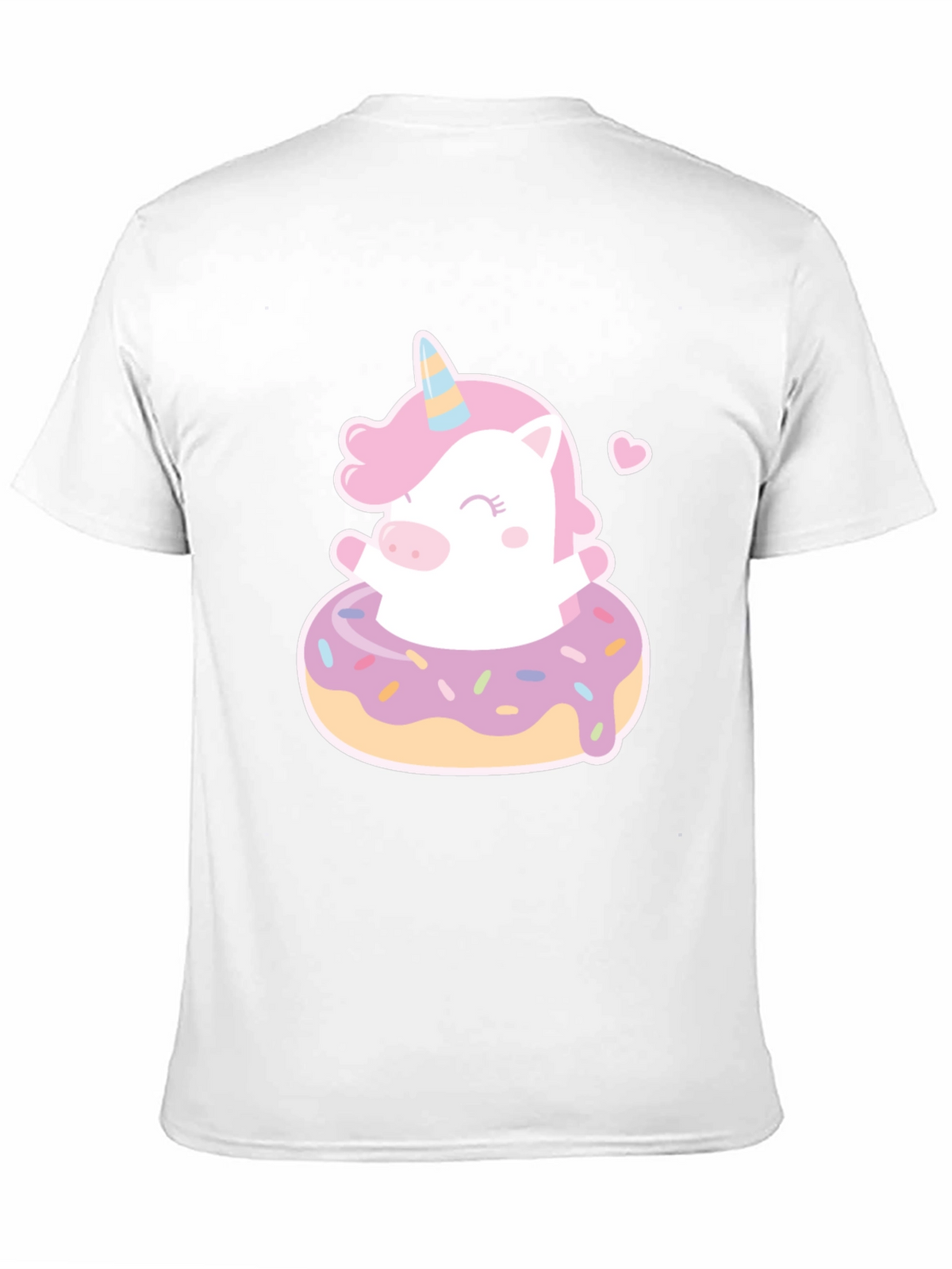 Unicorn Donut T-Shirt - Cute Graphic Tee