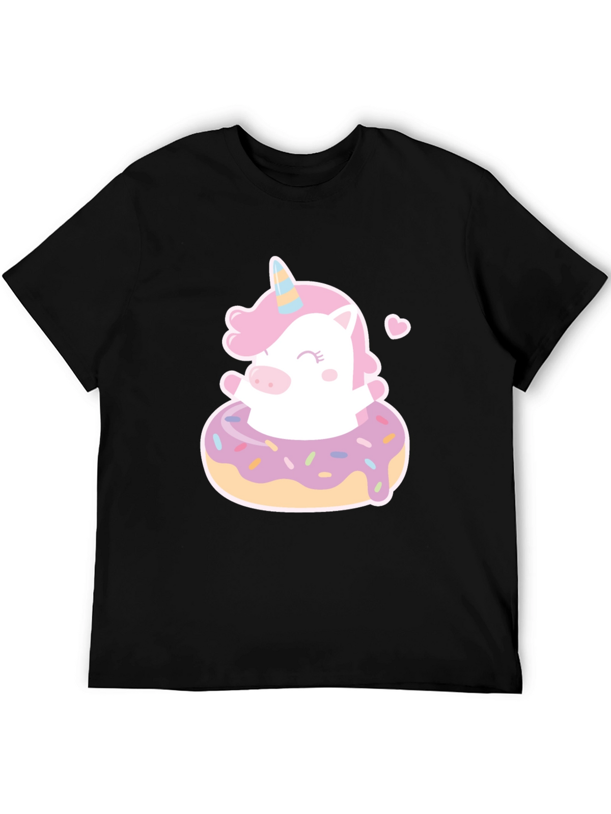 Unicorn Donut T-Shirt - Cute Graphic Tee