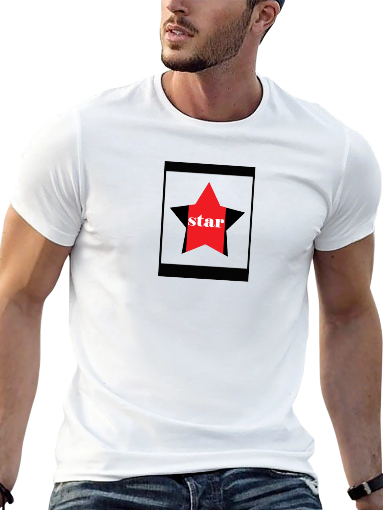 Star Graphic Black T-Shirt