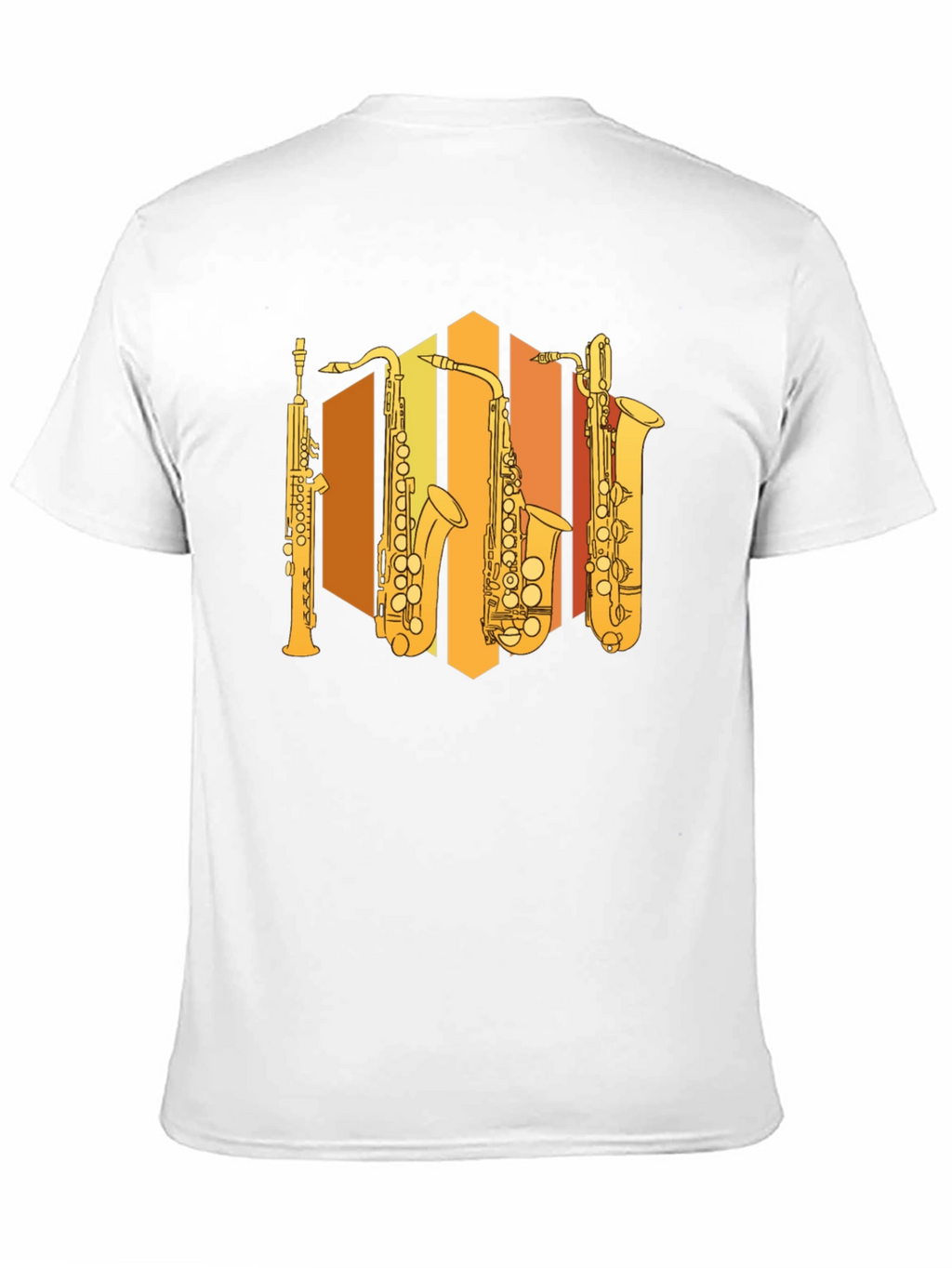 Saxophone Instrument Graphic T-Shirt