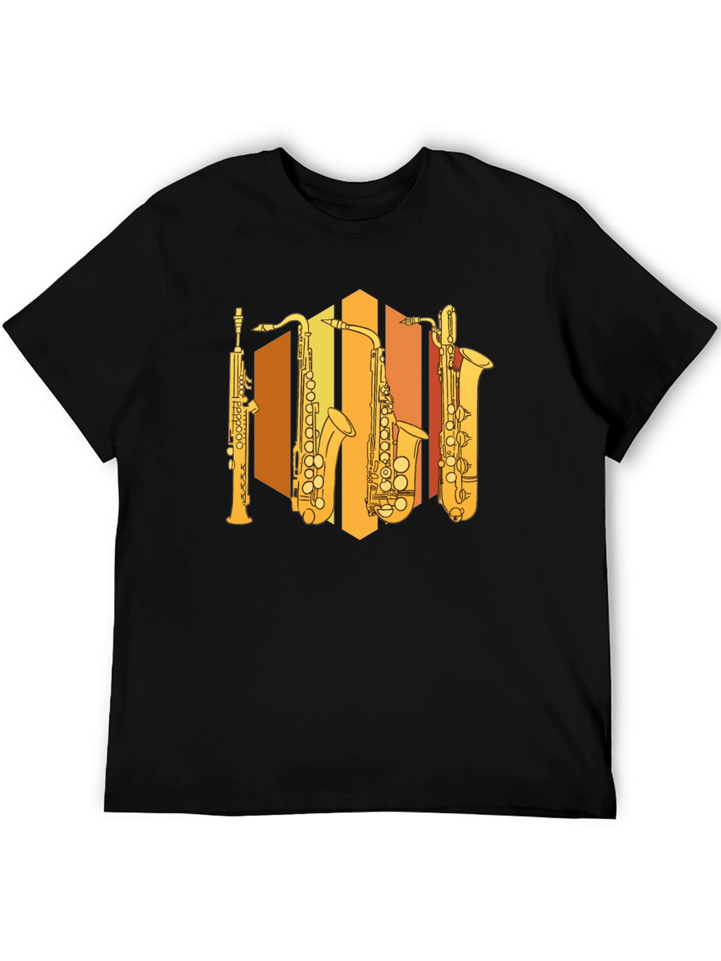 Saxophone Instrument Graphic T-Shirt