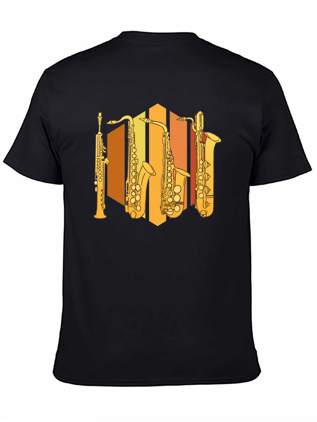 Saxophone Instrument Graphic T-Shirt