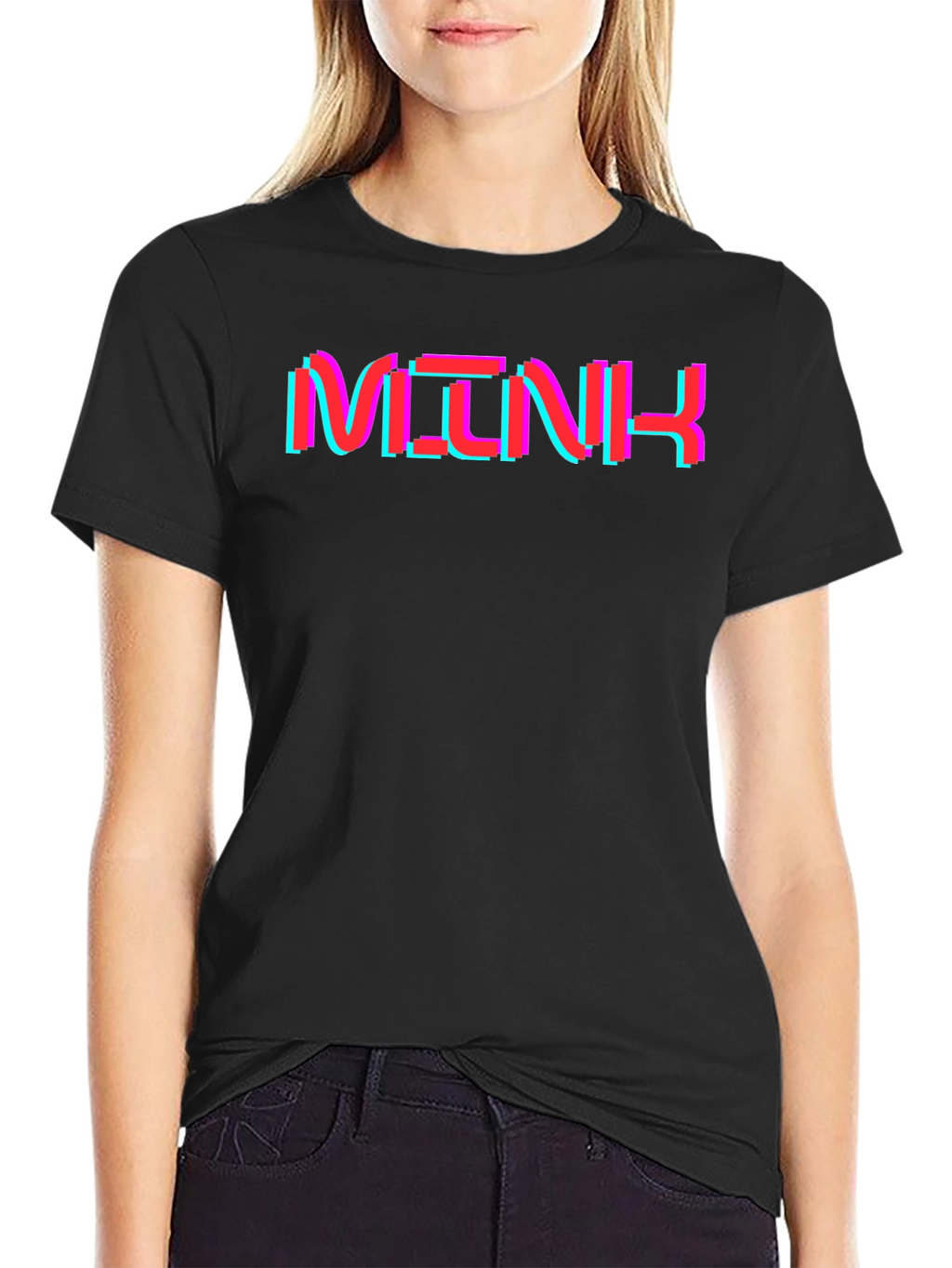 Cyberpunk MINK Glitchcore T-Shirt