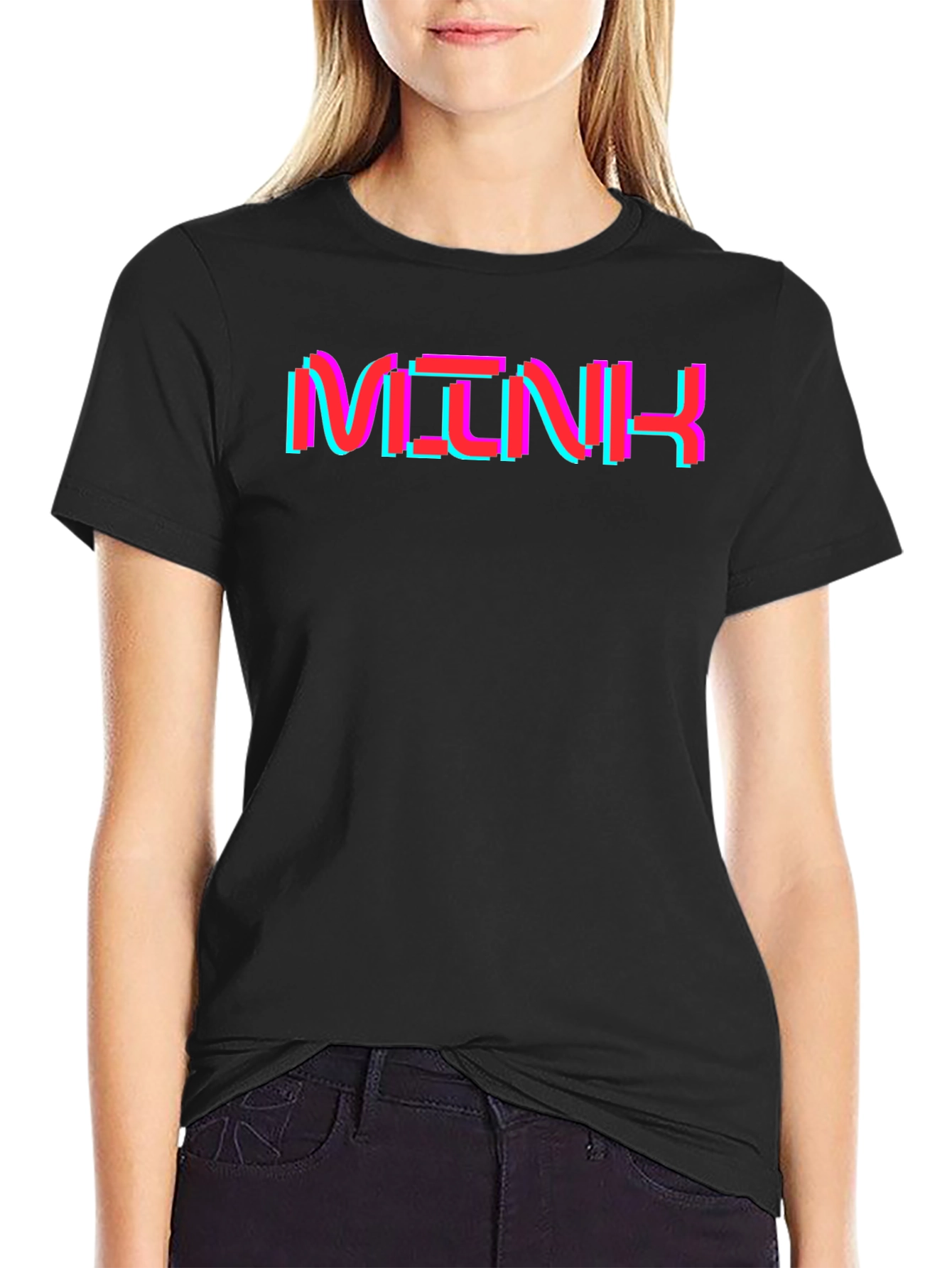 Cyberpunk MINK Glitchcore T-Shirt