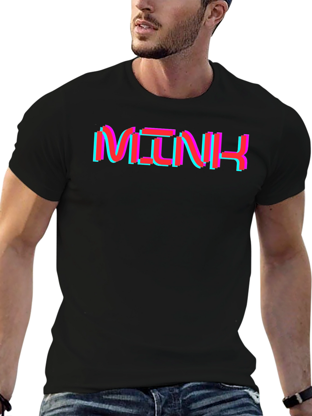 Cyberpunk MINK Glitchcore T-Shirt
