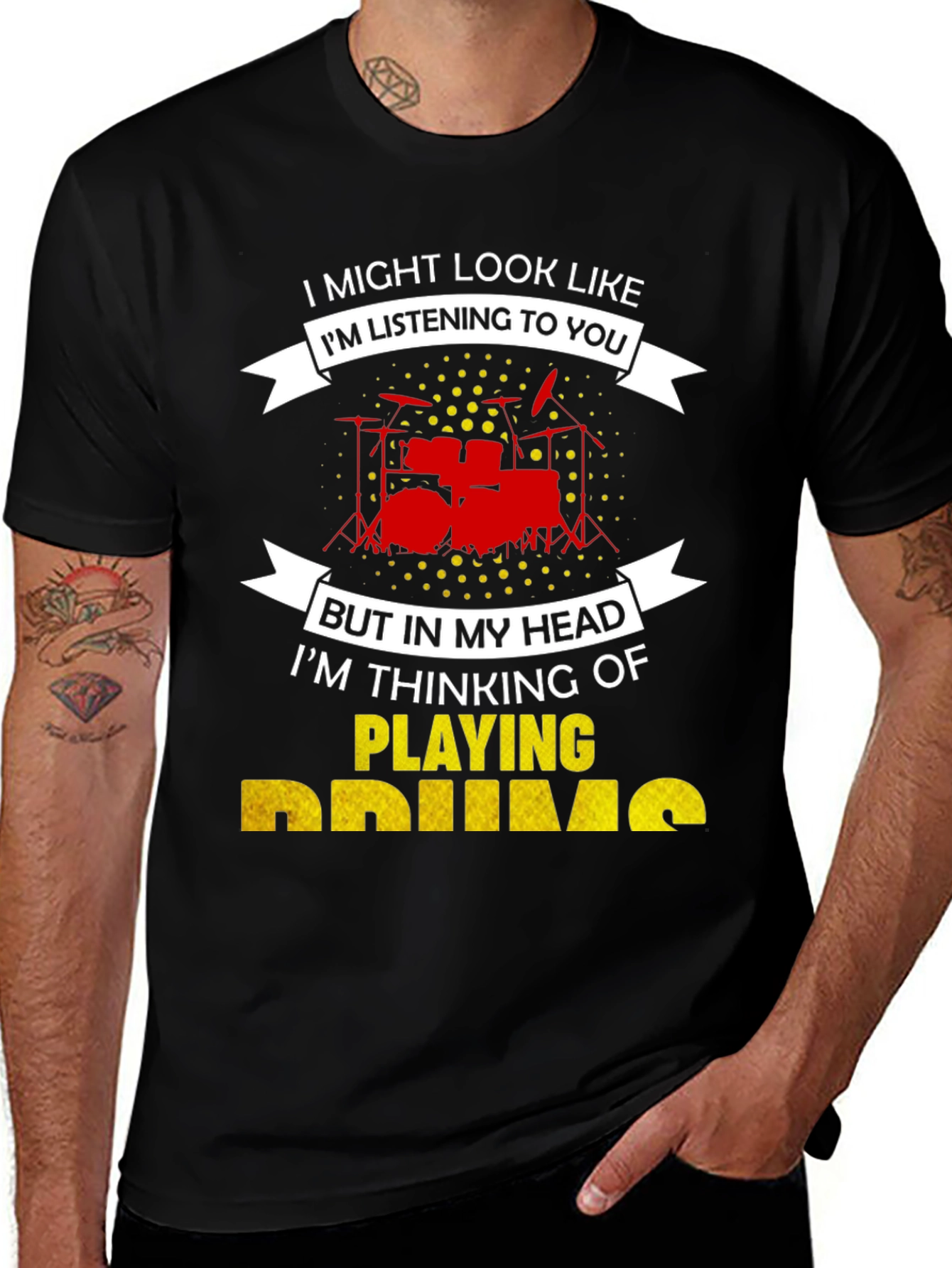Drummer T-Shirt: Im Playing Drums!