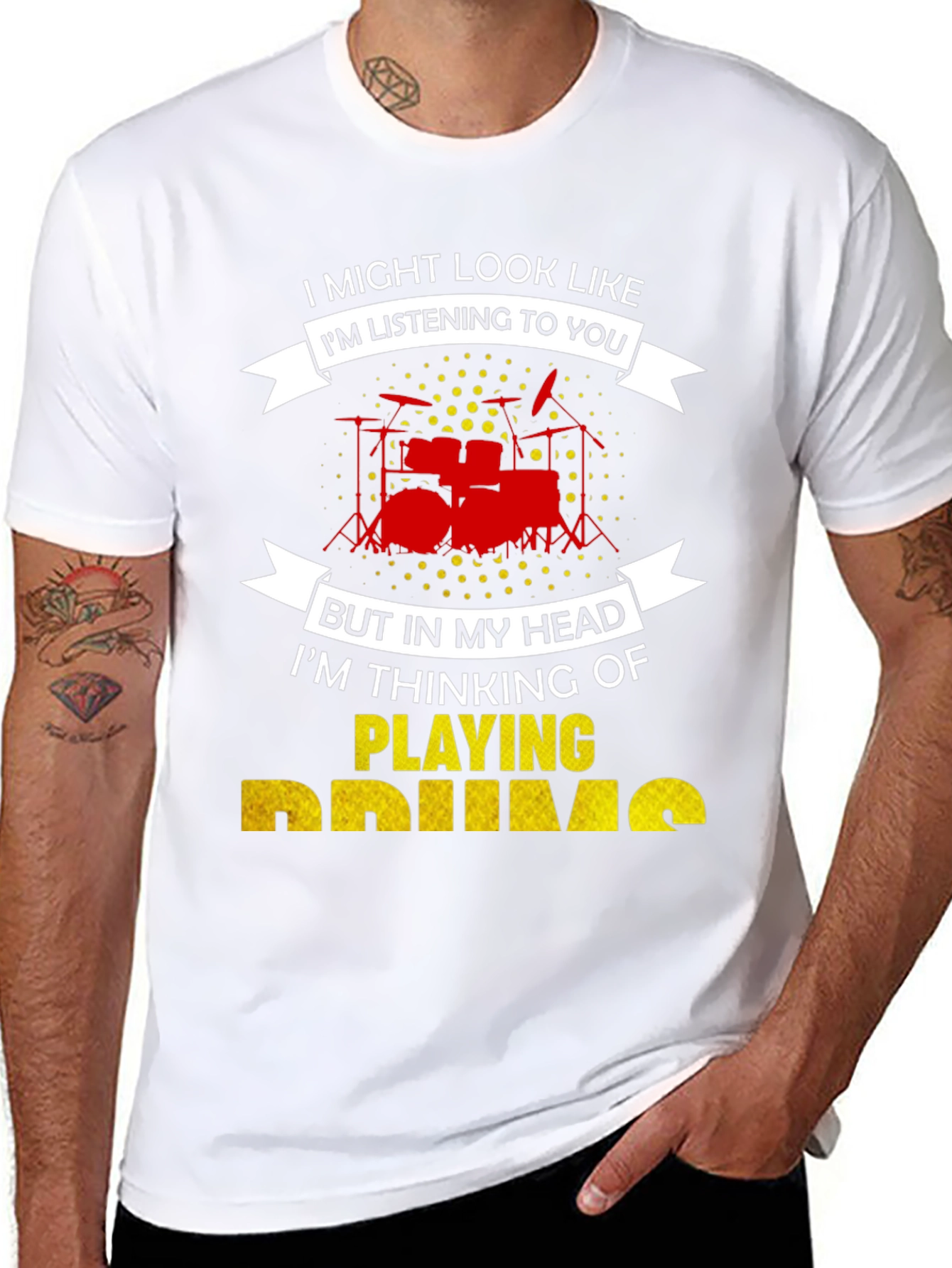 Drummer T-Shirt: Im Playing Drums!