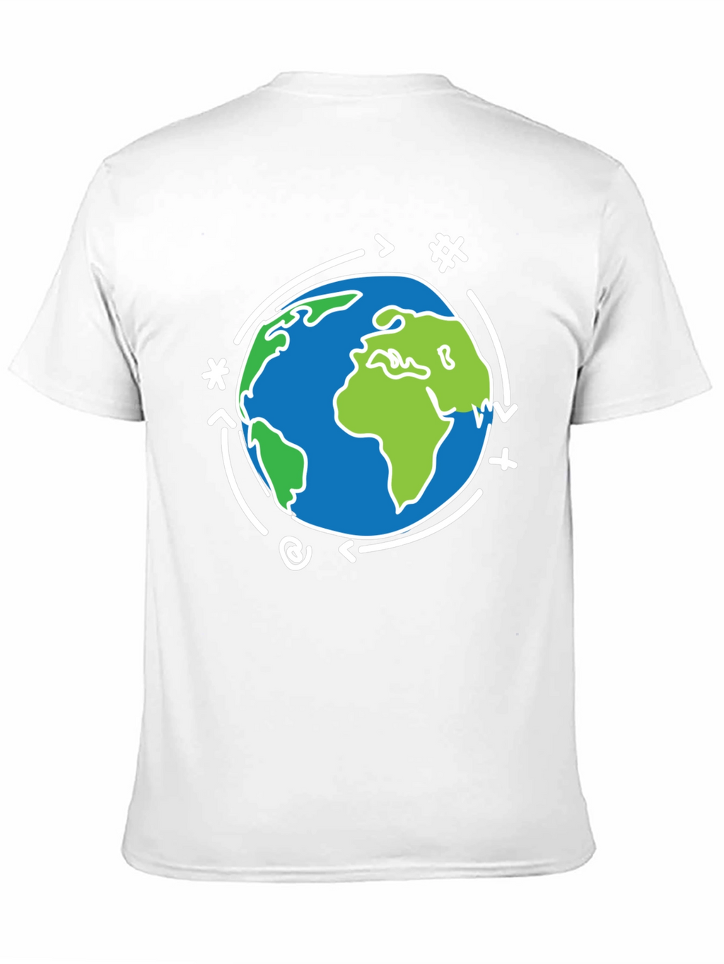 Earth Graphic Black T-Shirt