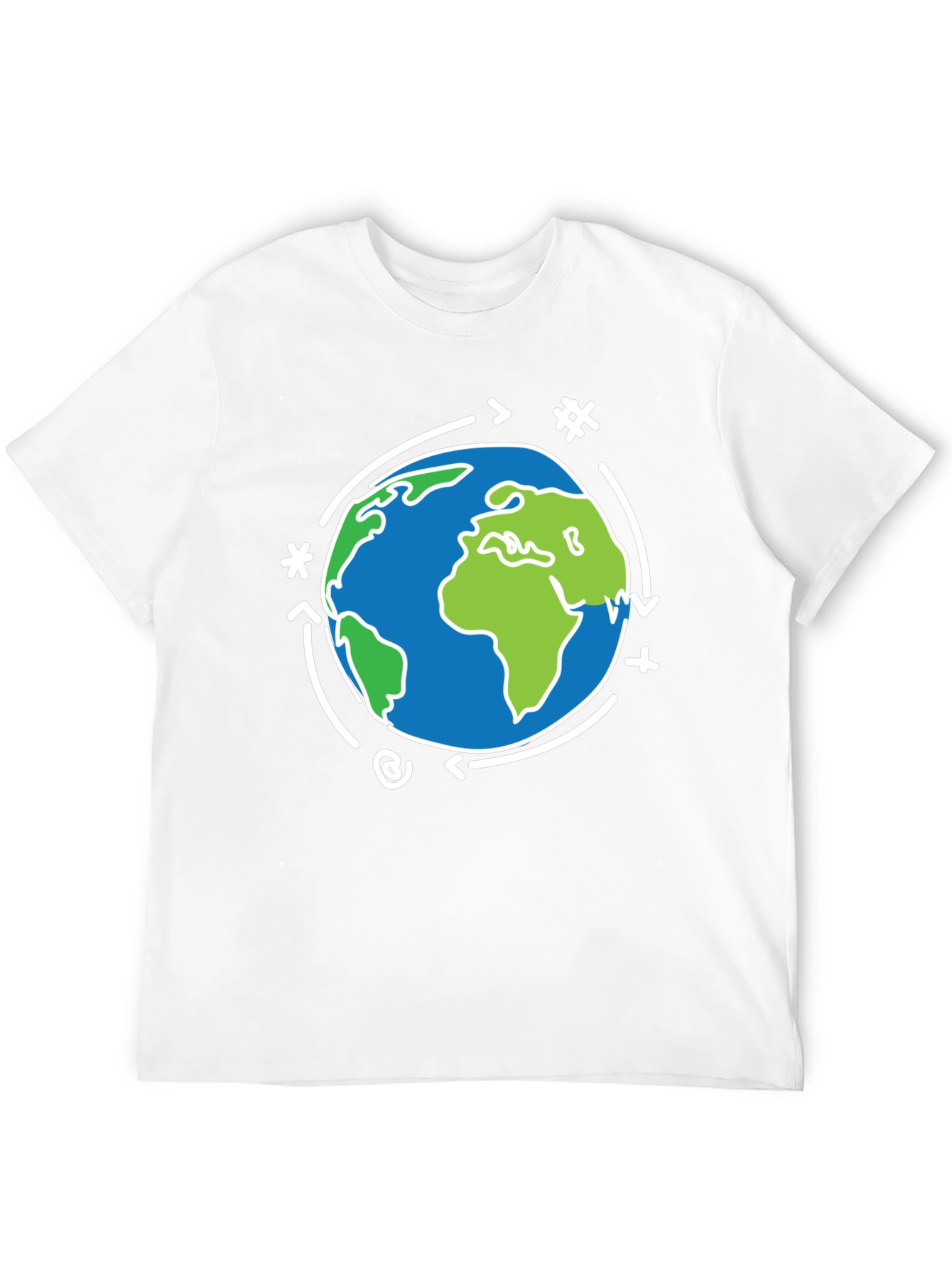 Earth Graphic Black T-Shirt