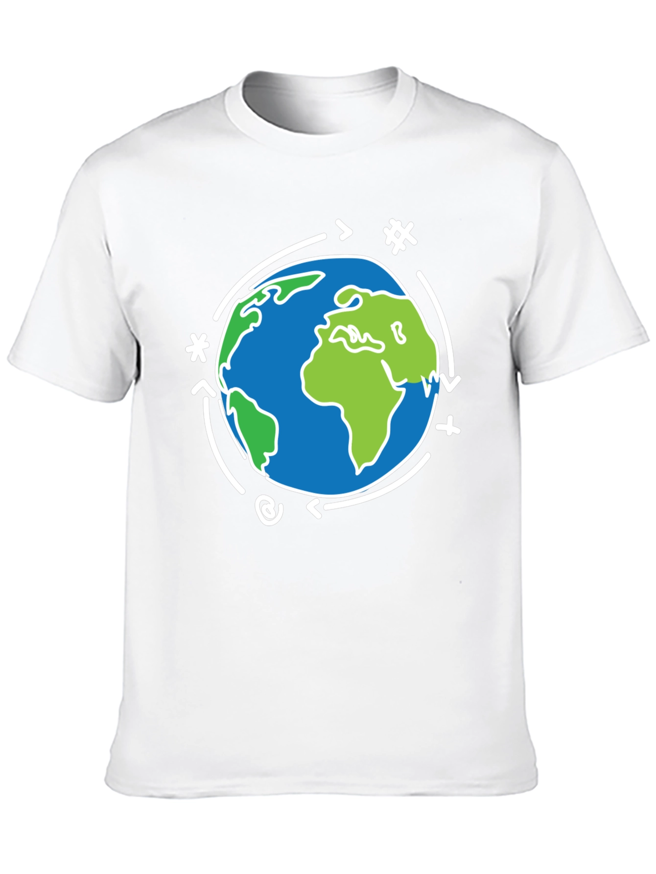 Earth Graphic Black T-Shirt