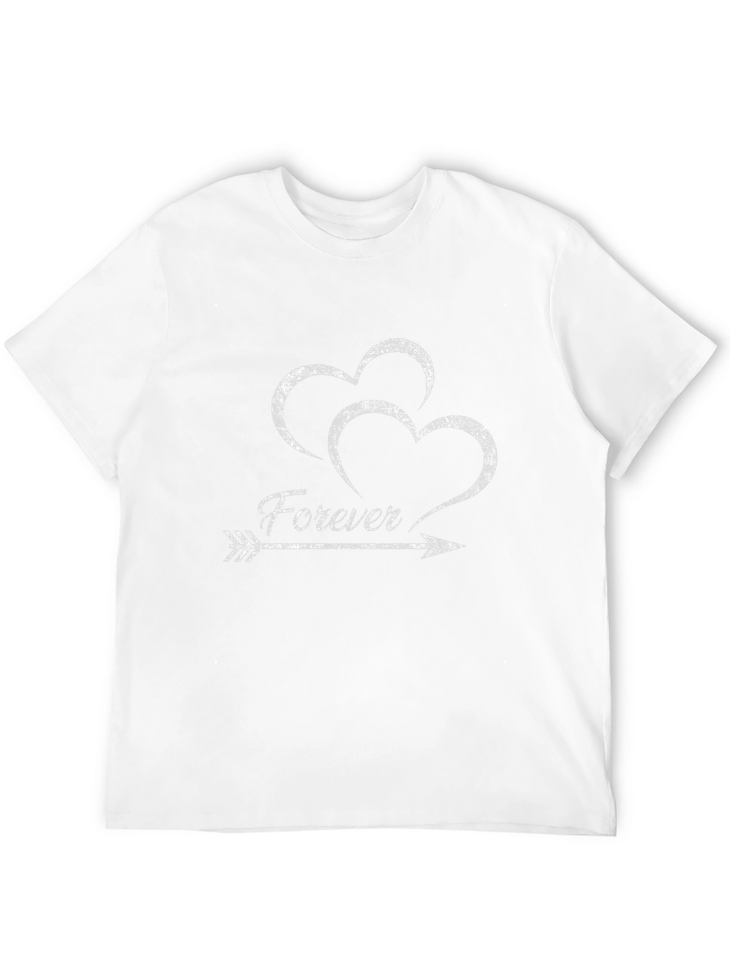 Forever Hearts Arrow Graphic Black T-Shirt