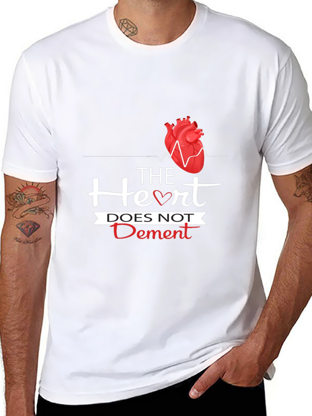 The Heart Does Not Dement Graphic T-Shirt