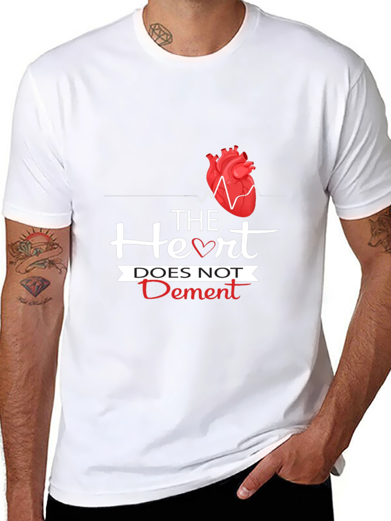 The Heart Does Not Dement Graphic T-Shirt