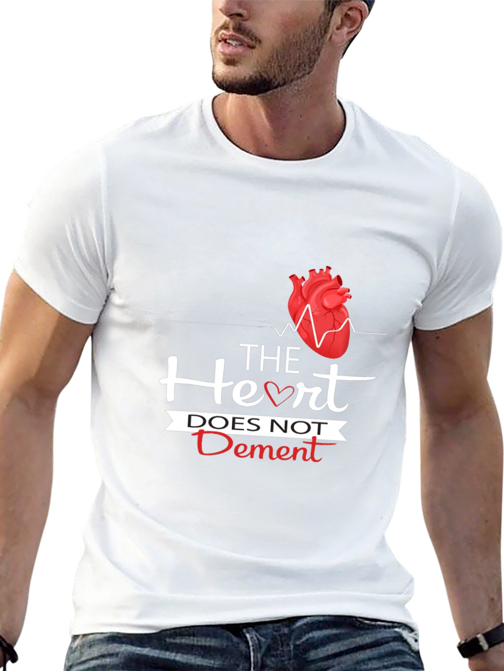 The Heart Does Not Dement Graphic T-Shirt