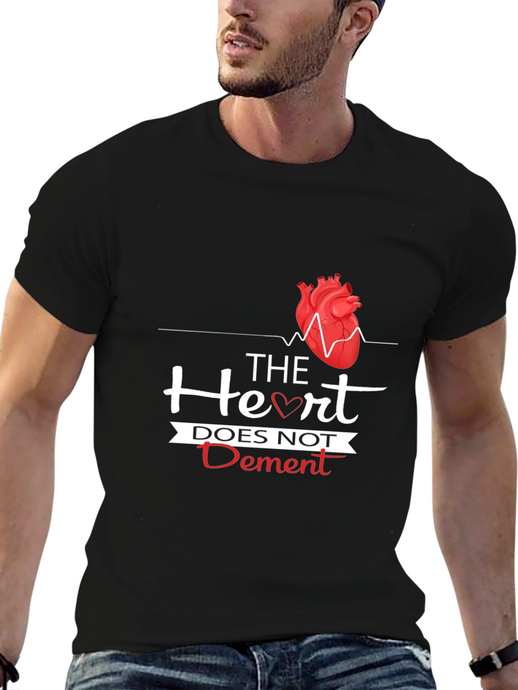 The Heart Does Not Dement Graphic T-Shirt