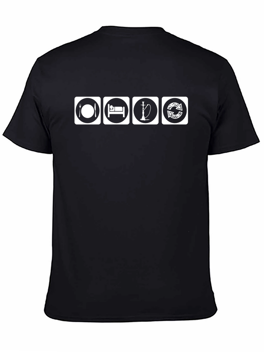 Eat Sleep Hookah Repeat Graphic Tee