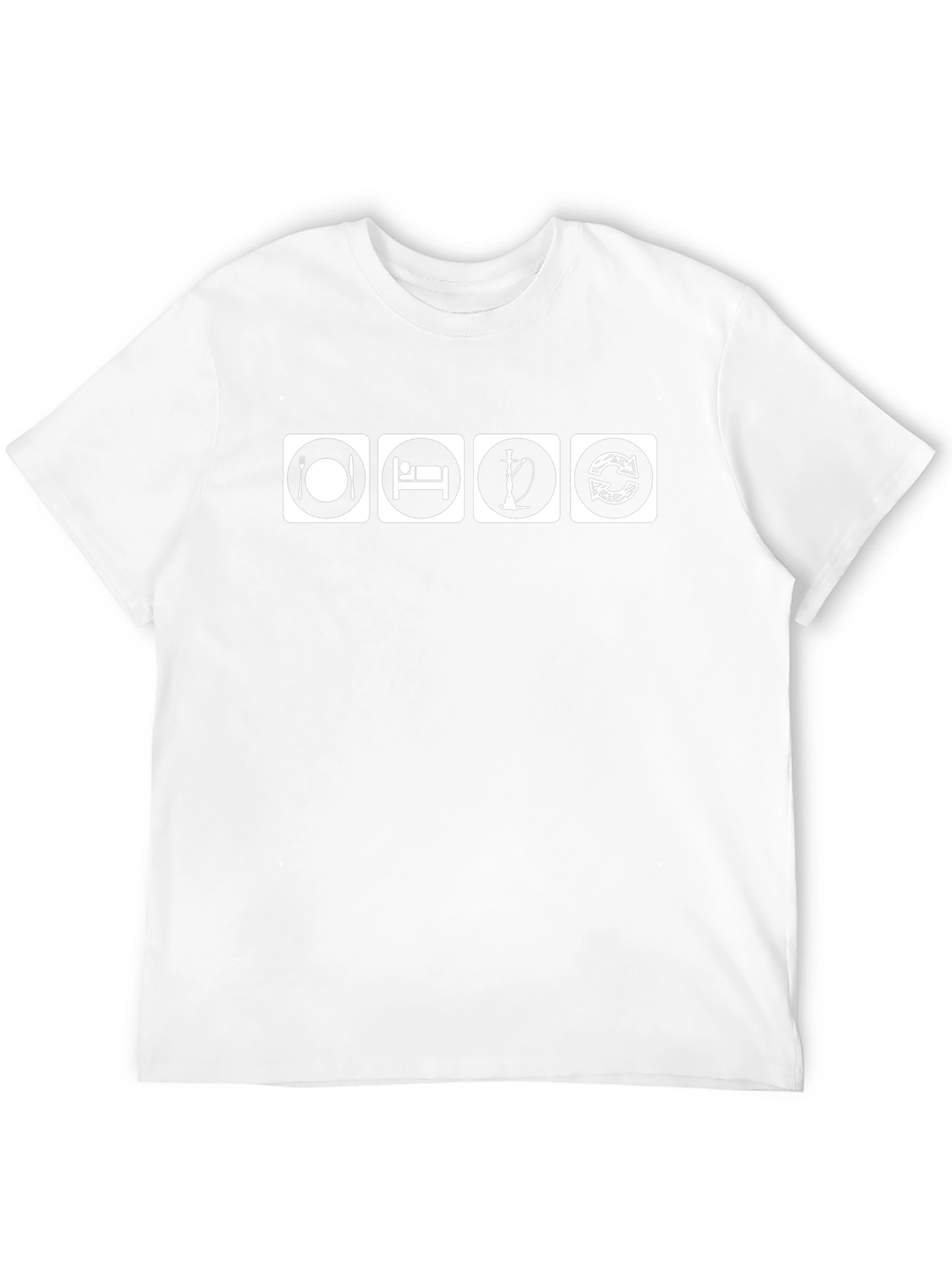 Eat Sleep Hookah Repeat Graphic Tee