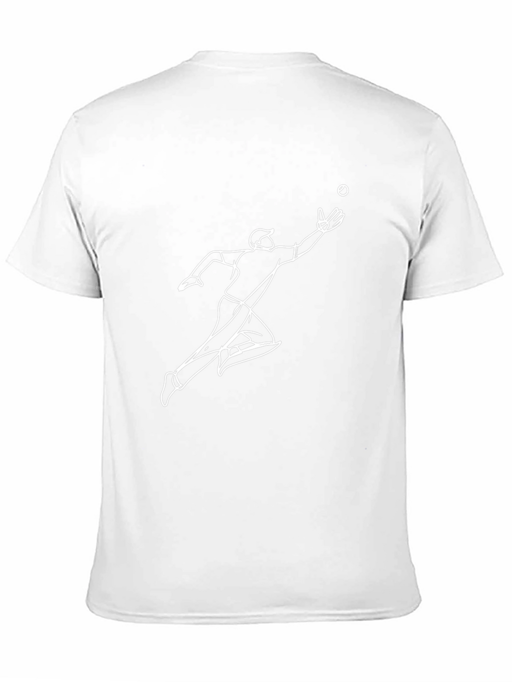 Graphic Print Black T-Shirt - Catch the Action