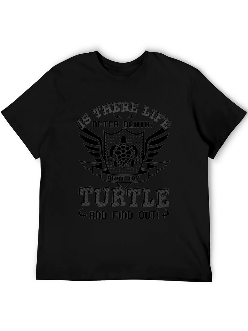 Is There Life After Death Turtle Graphic Tee