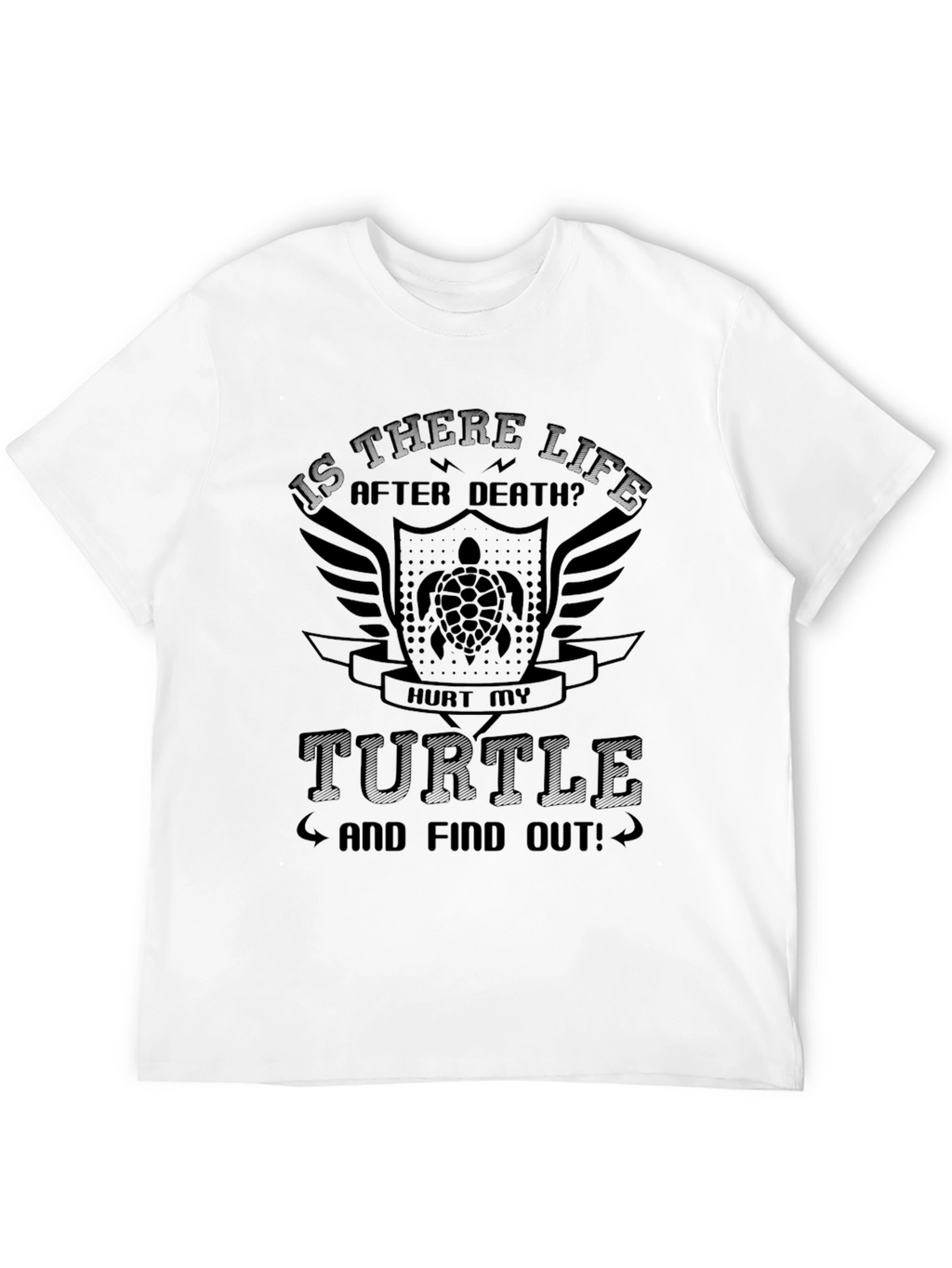 Is There Life After Death Turtle Graphic Tee