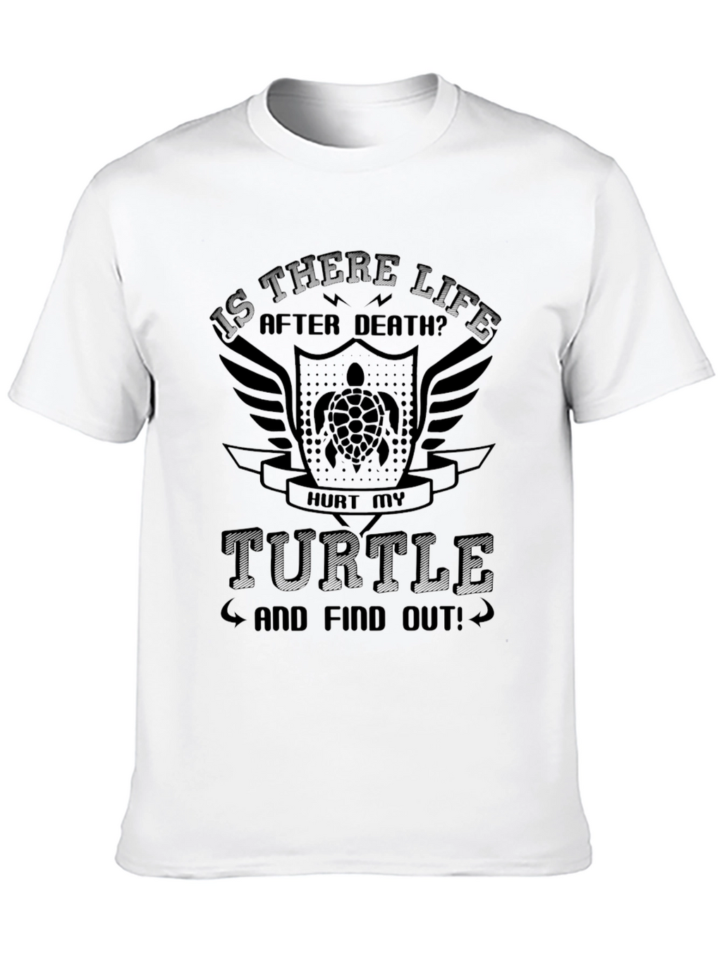 Is There Life After Death Turtle Graphic Tee