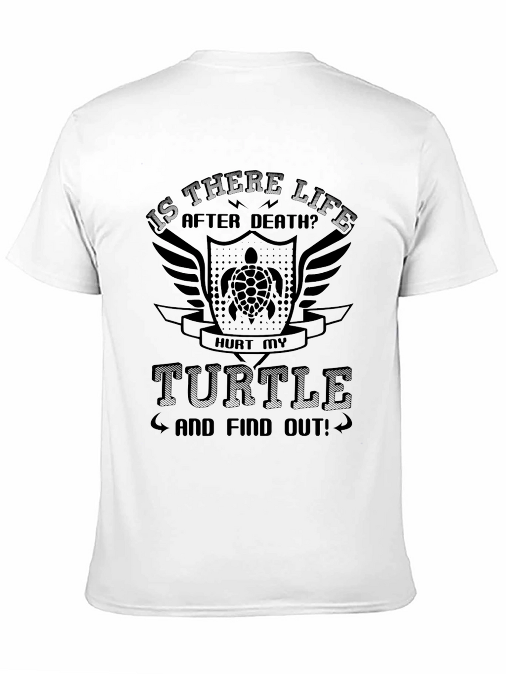 Is There Life After Death Turtle Graphic Tee