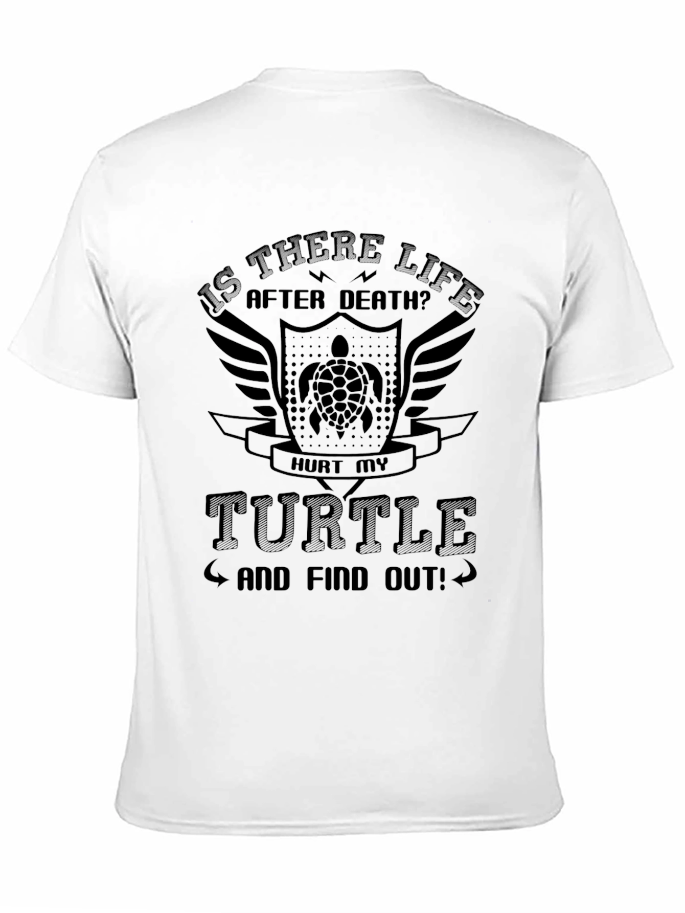 Is There Life After Death Turtle Graphic Tee