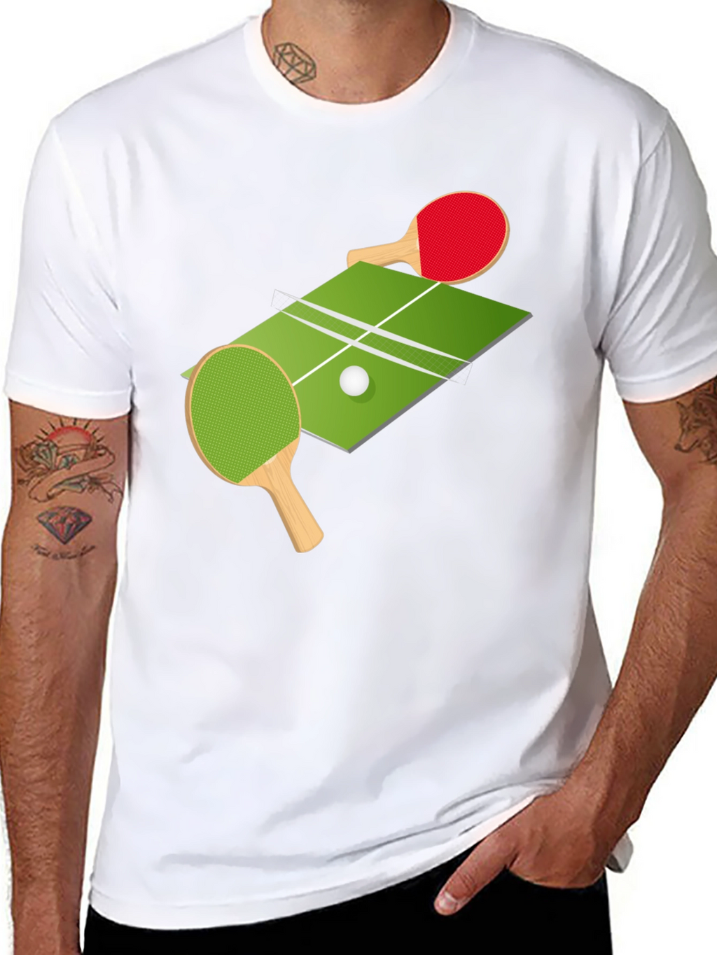 Ping Pong T-Shirt Table Tennis Graphic Tee
