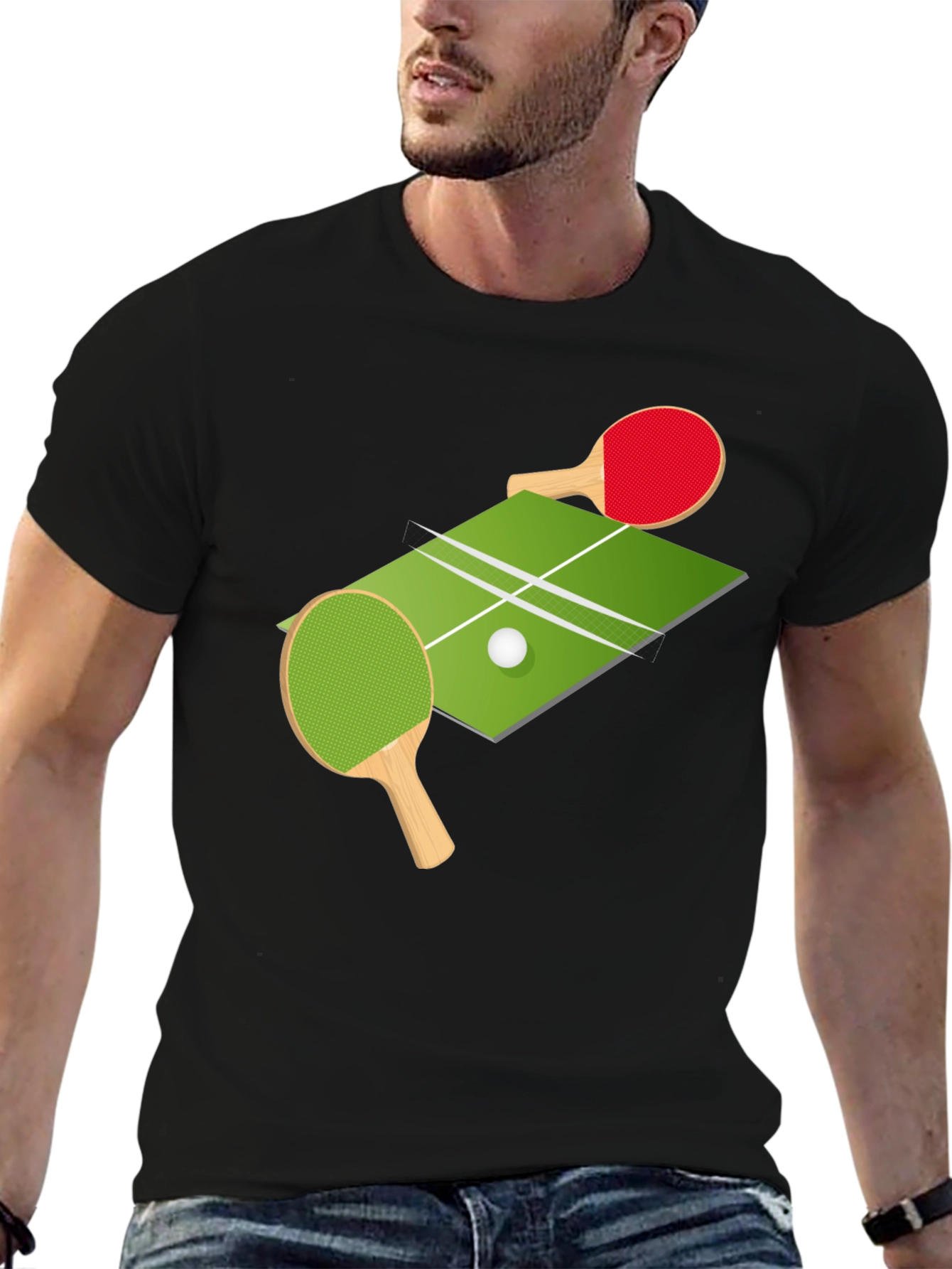 Ping Pong T-Shirt Table Tennis Graphic Tee