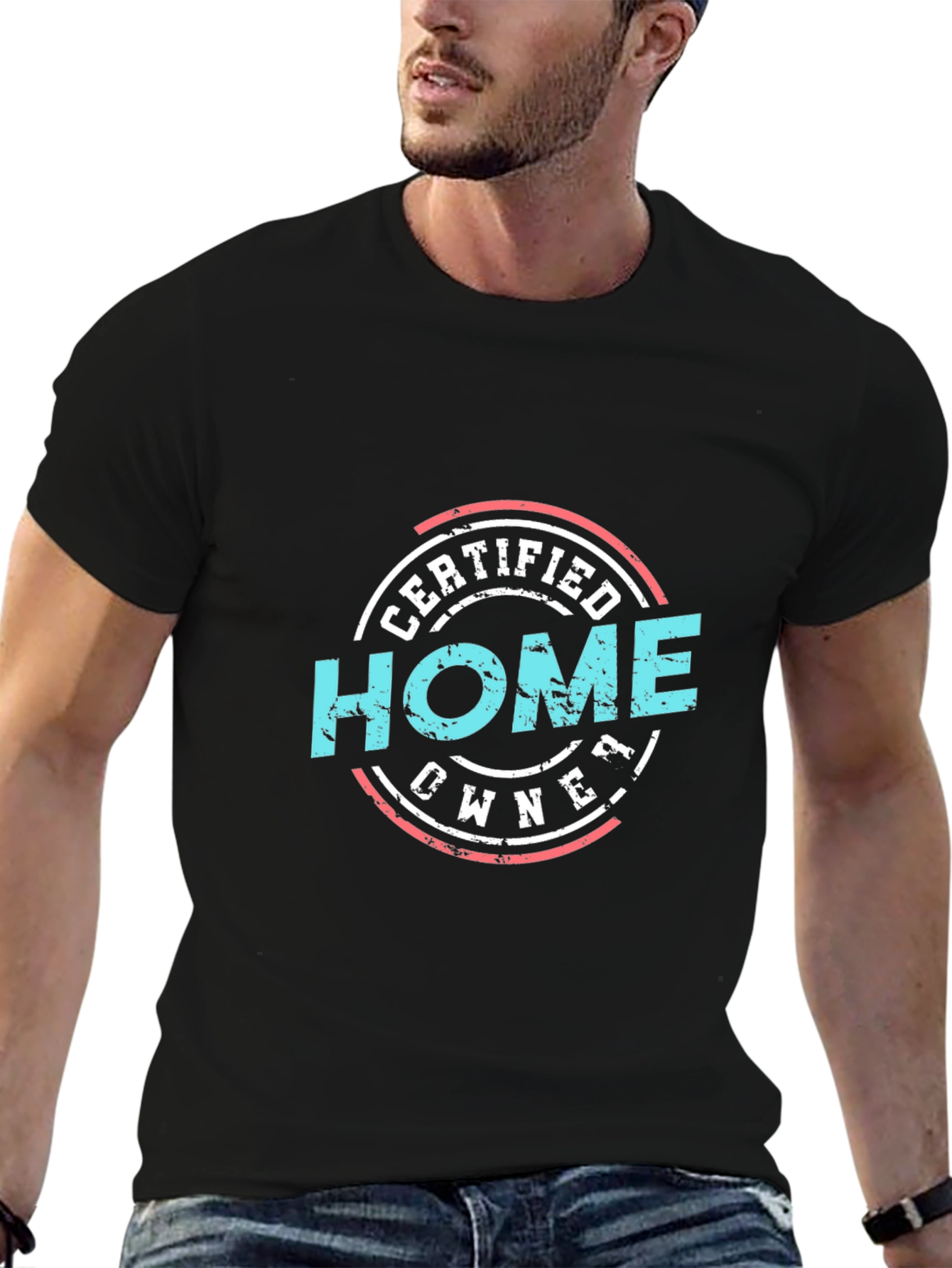 Certified Home Owner Graphic Tee - Black