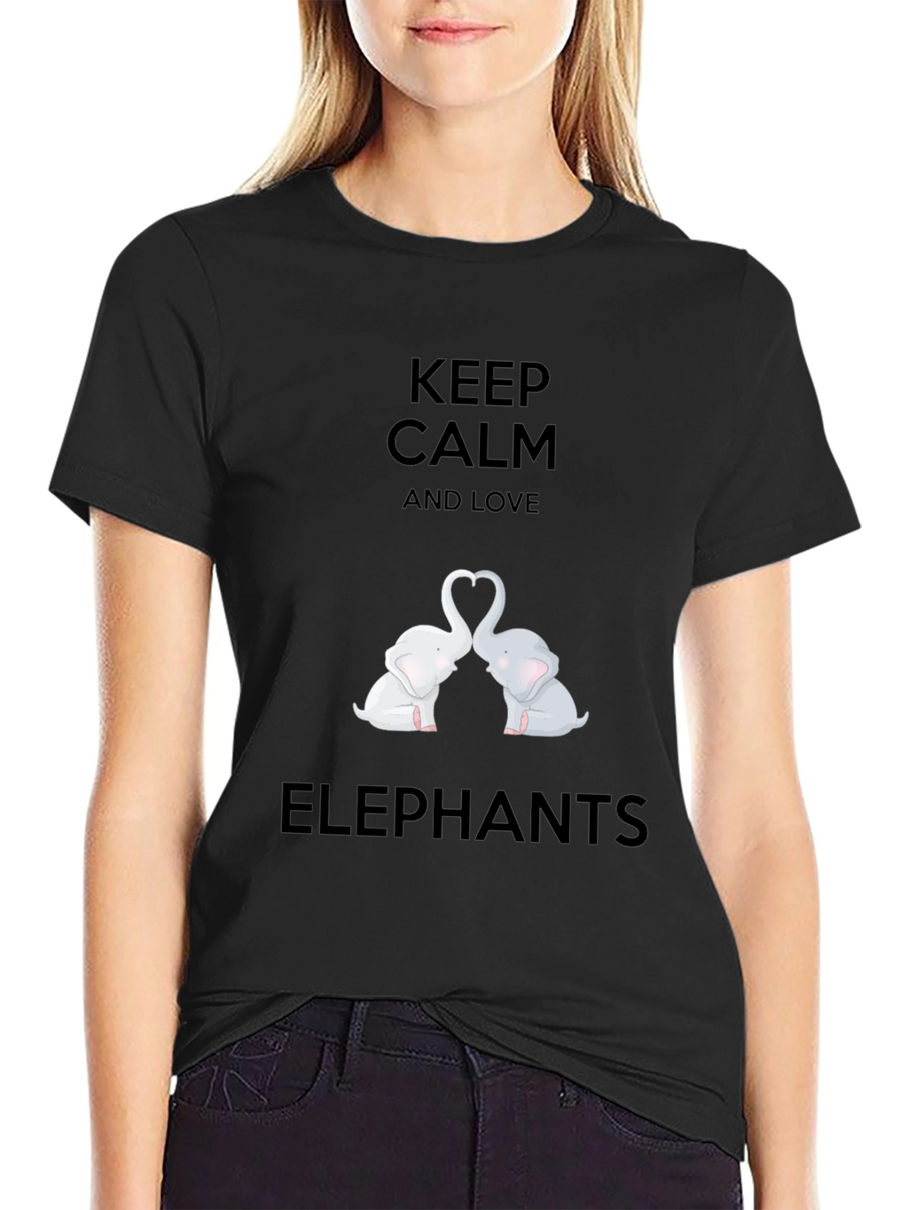 Keep Calm Love Elephants T-Shirt