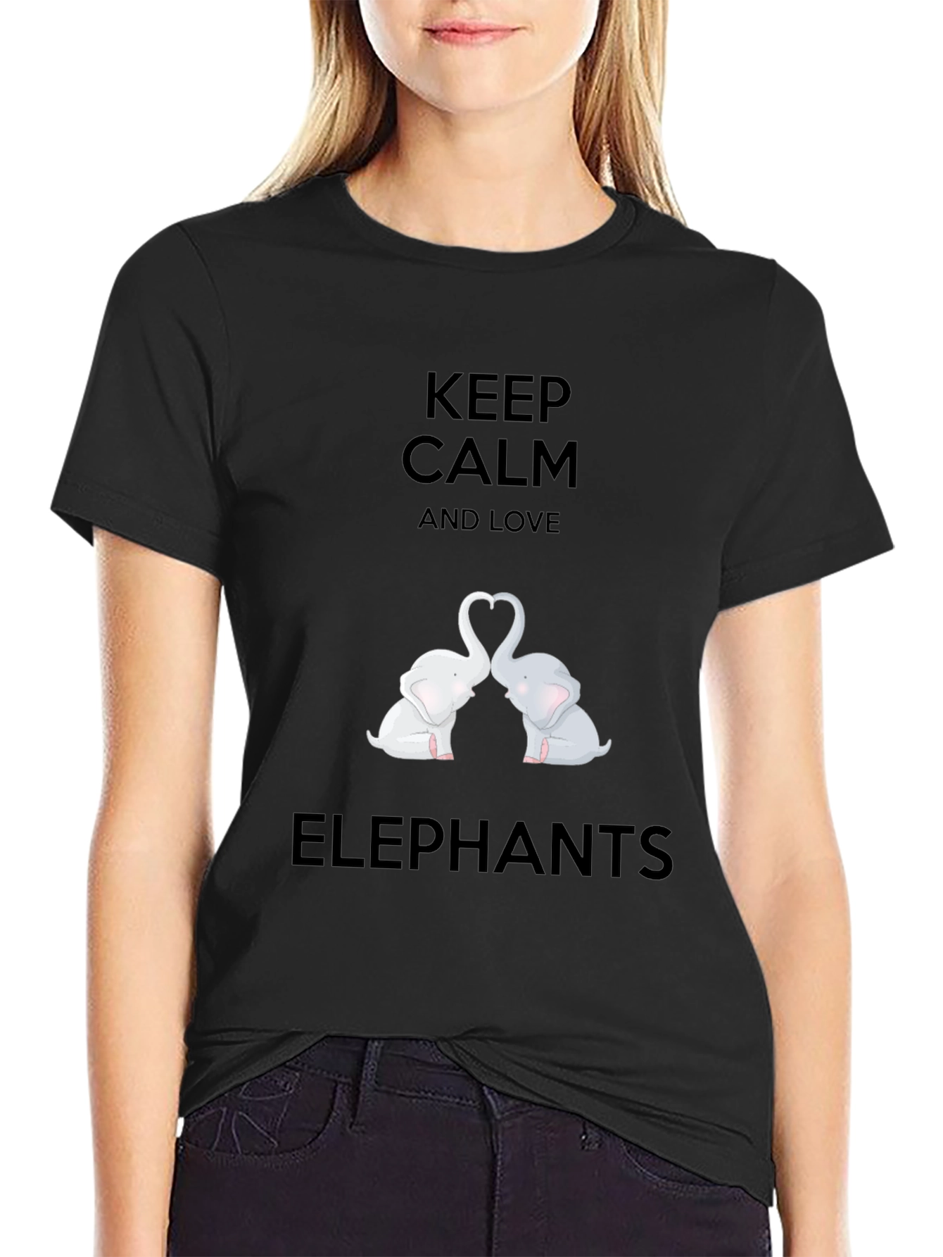 Keep Calm Love Elephants T-Shirt