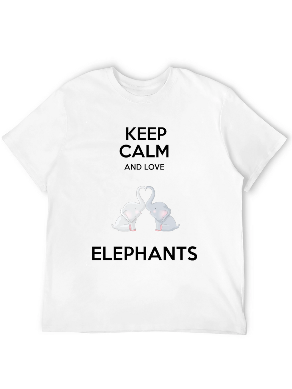 Keep Calm Love Elephants T-Shirt