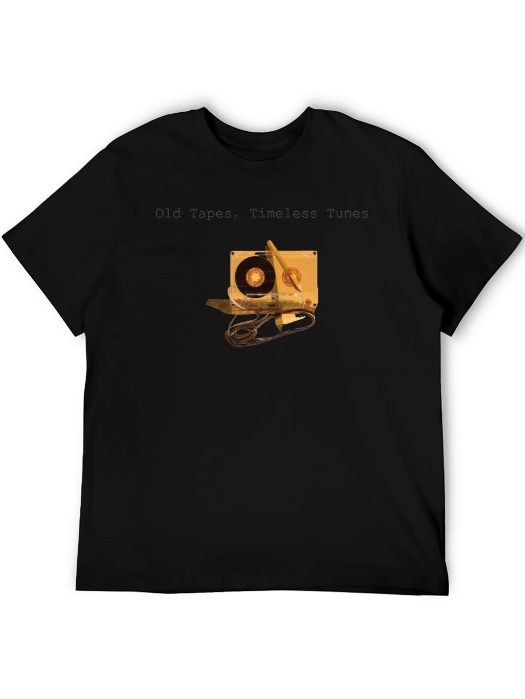 Old Tapes Timeless Tunes Black T-Shirt