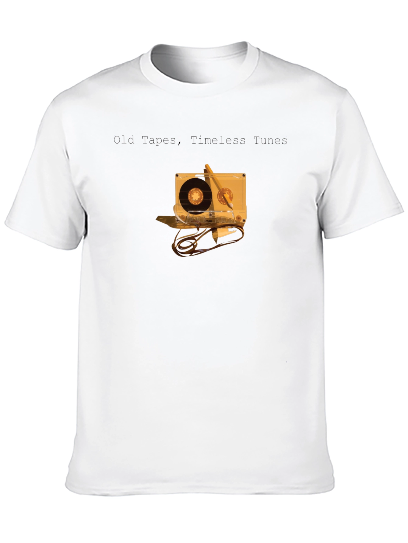 Old Tapes Timeless Tunes Black T-Shirt