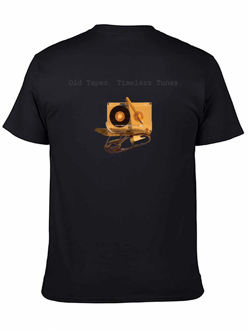 Old Tapes Timeless Tunes Black T-Shirt