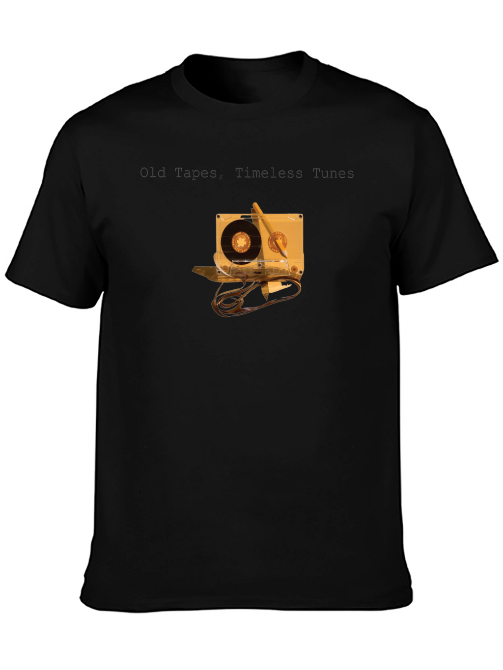 Old Tapes Timeless Tunes Black T-Shirt